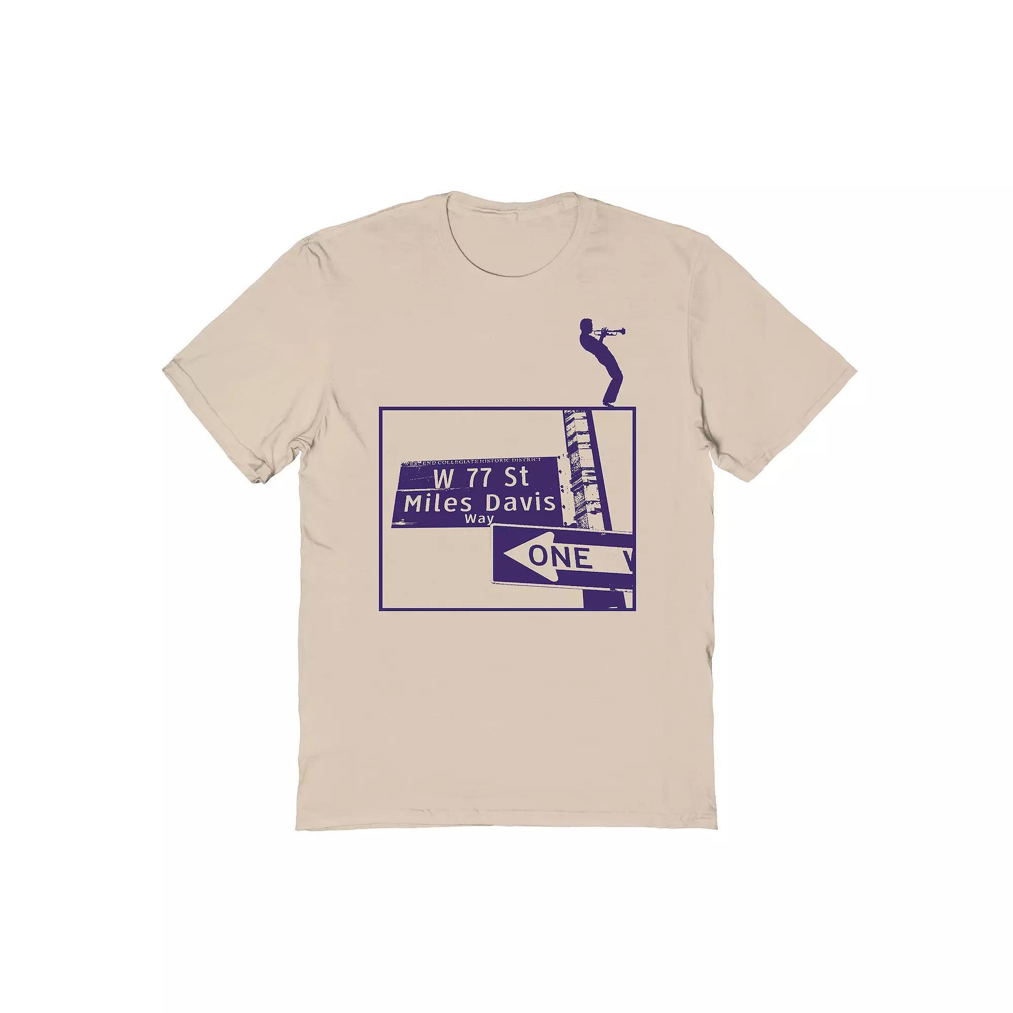 Men's Street Sign Graphic Tee, Size: Medium, Brown Product Image