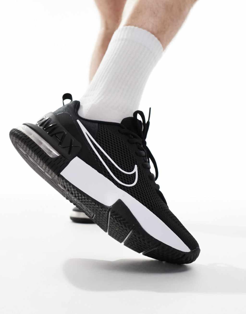 Nike Training Air Max Alpha 6 sneakers in black and white Product Image