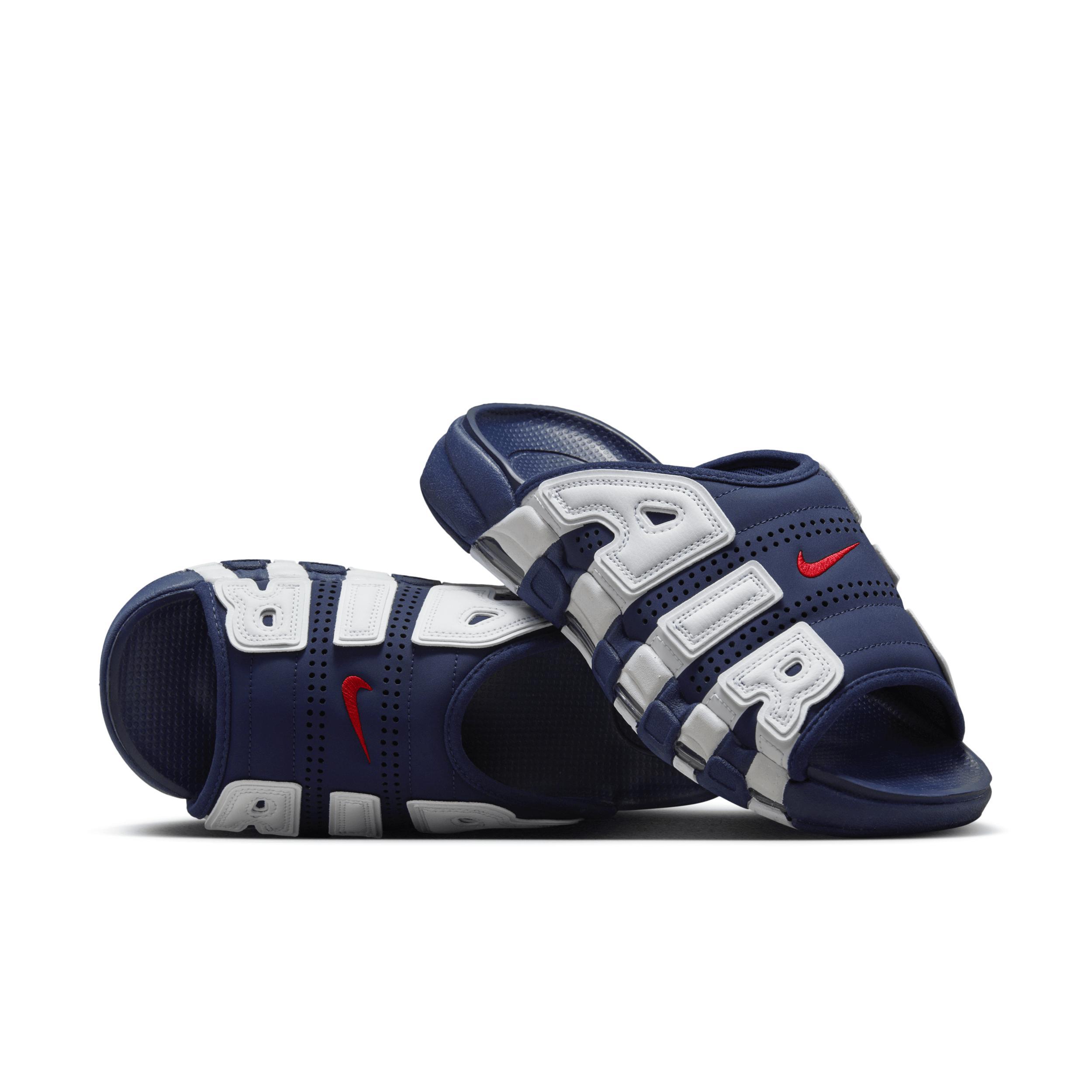 Mens Nike Air More Uptempo Slide Sandals Product Image