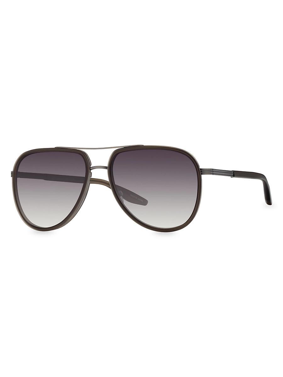 Mens Cani Acetate and Titanium Aviator Sunglasses Product Image