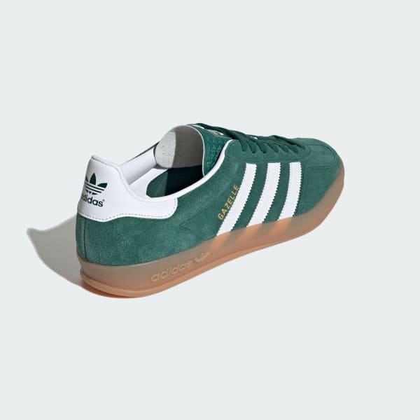 adidas Gazelle Indoor Shoes Olive Strata M 14 / W 15 Unisex Product Image