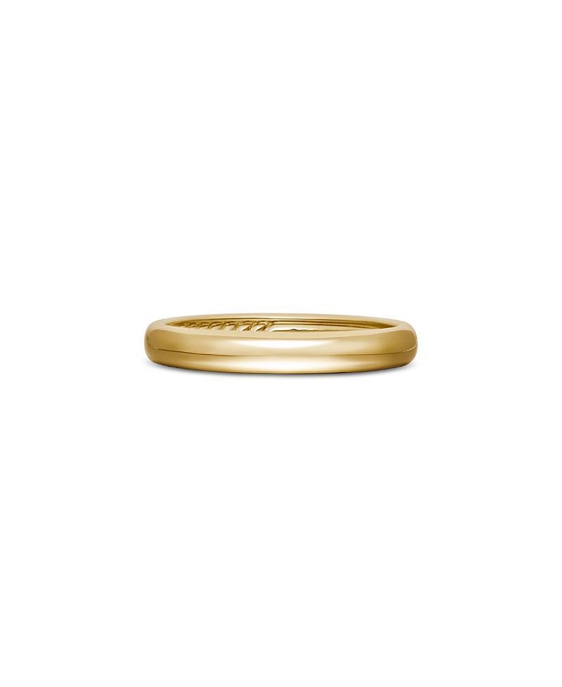 Mens DY Classic Band Ring in 18K Gold, 3.5mm Product Image