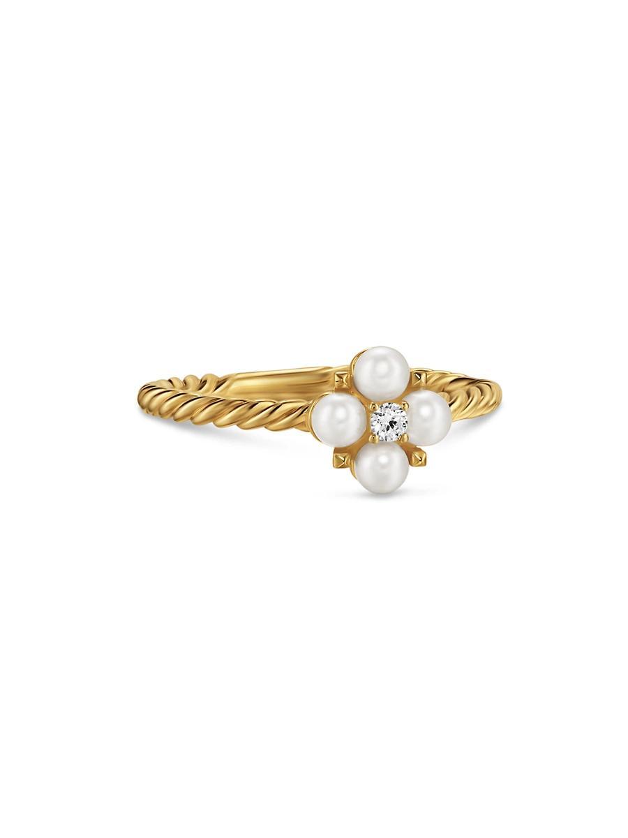 Womens Petite Modern Renaissance Ring in 18K Yellow Gold Product Image