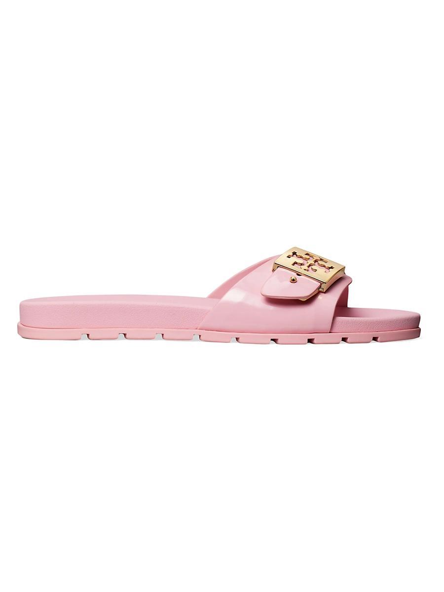 Womens Buckle Slides Sandals Product Image