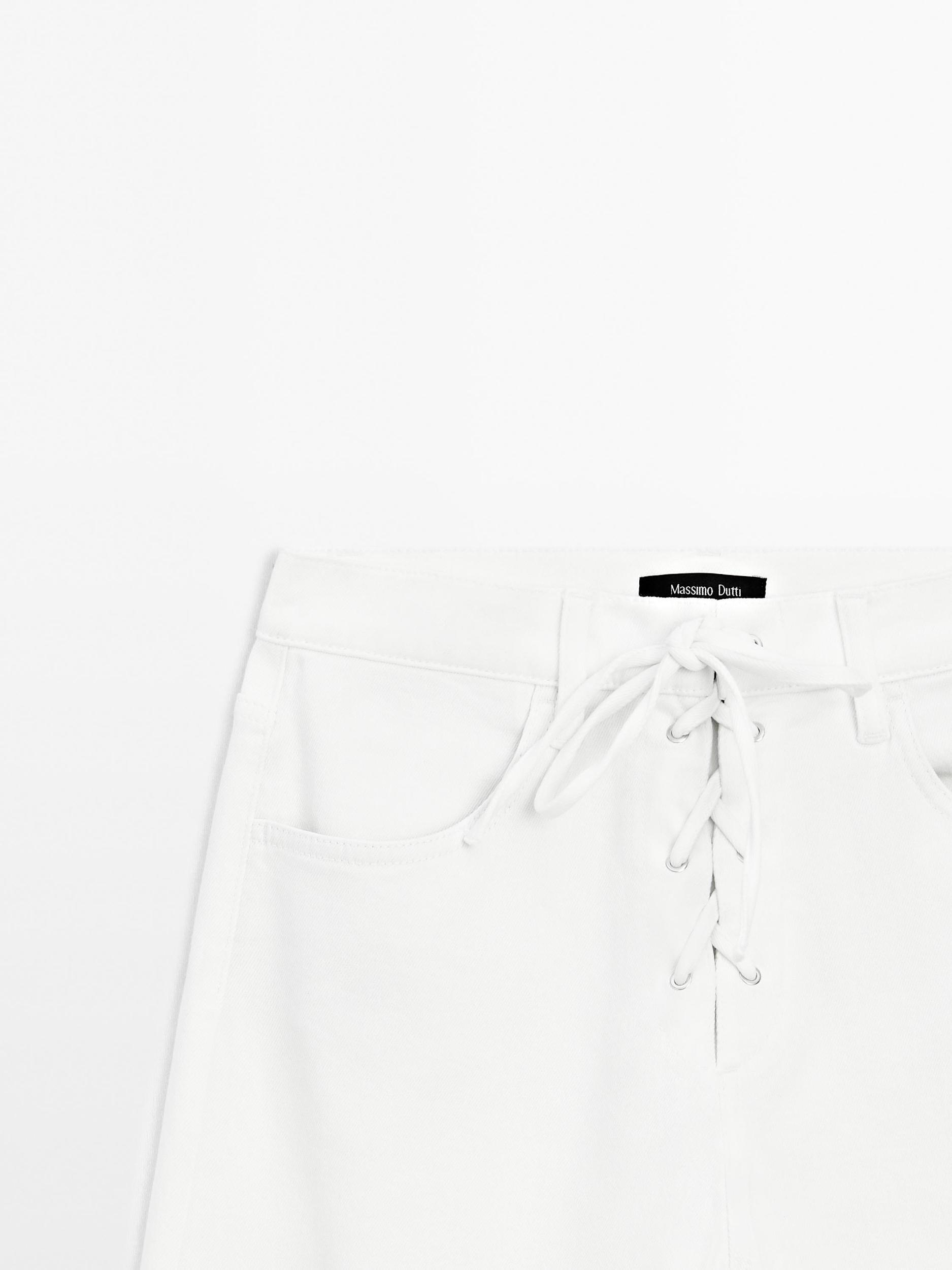 Flared high-waist jeans Product Image