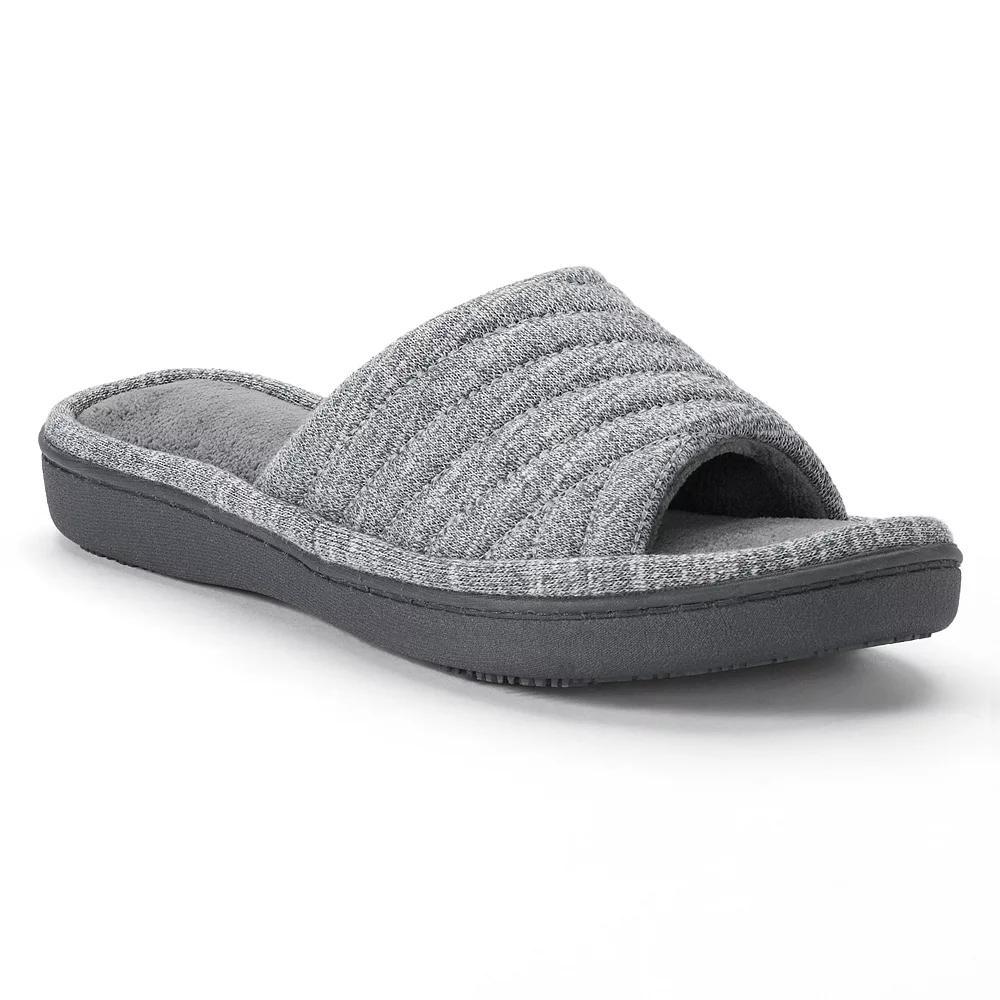 isotoner Andrea Space Knit Women's Slide Slippers,  Product Image