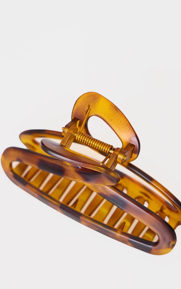 Tortoiseshell Curved Claw Clip Product Image