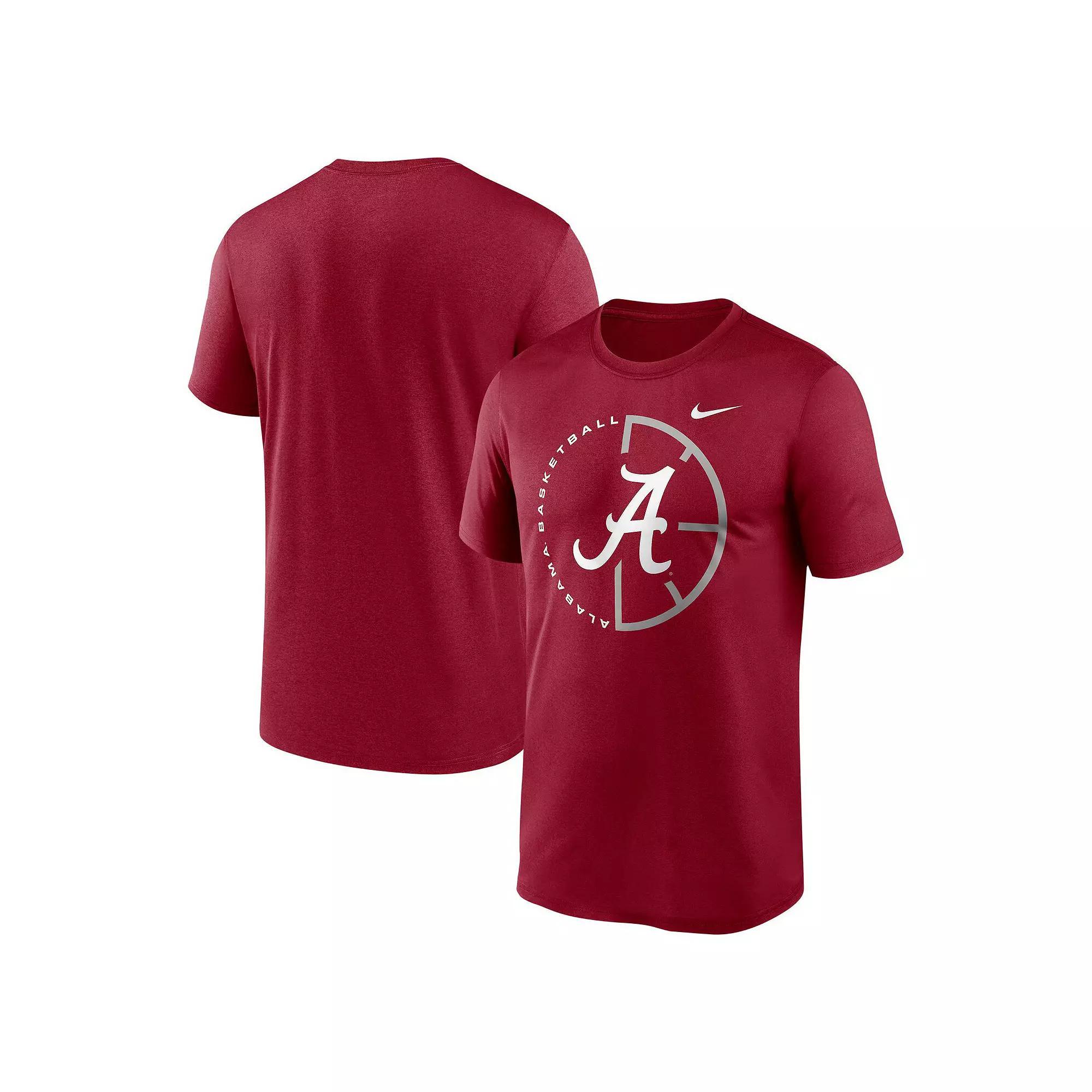 Men's Nike Crimson Alabama Crimson Tide Legend Basketball Icon Performance T-Shirt, Size: XL, Red Product Image