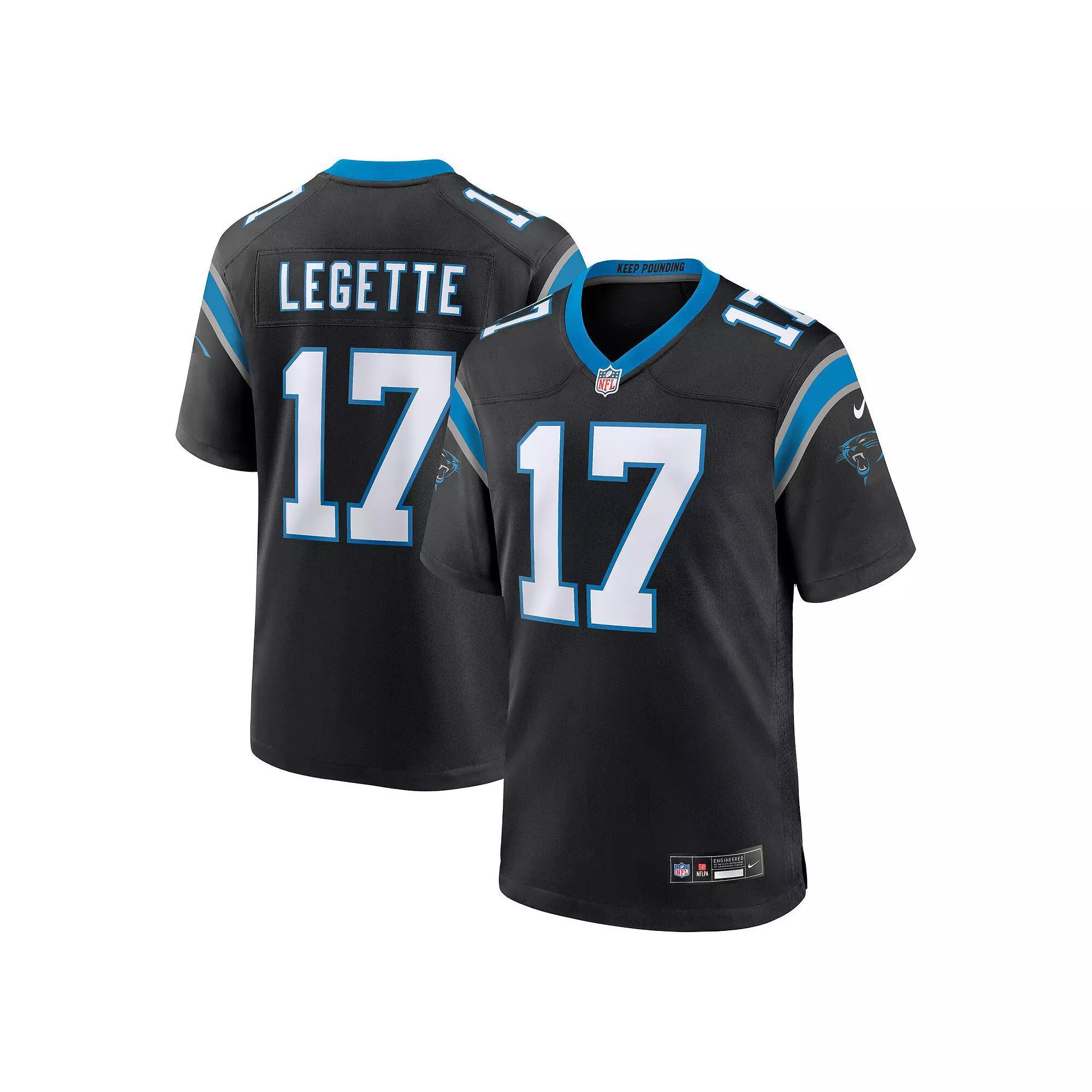 Men's Nike Xavier Legette Black Carolina Panthers 2024 NFL First Round Pick Game Player Jersey, Size: XL Product Image