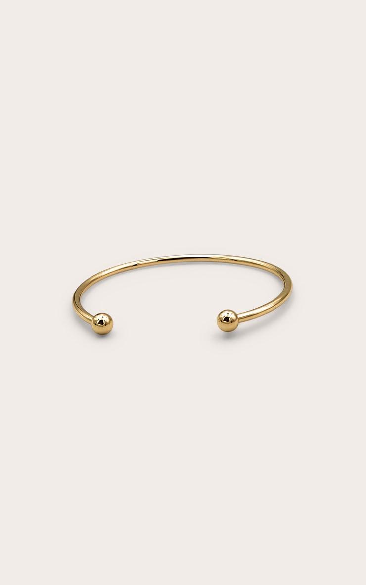 Real Gold Plated Simple Thin Bangle Product Image