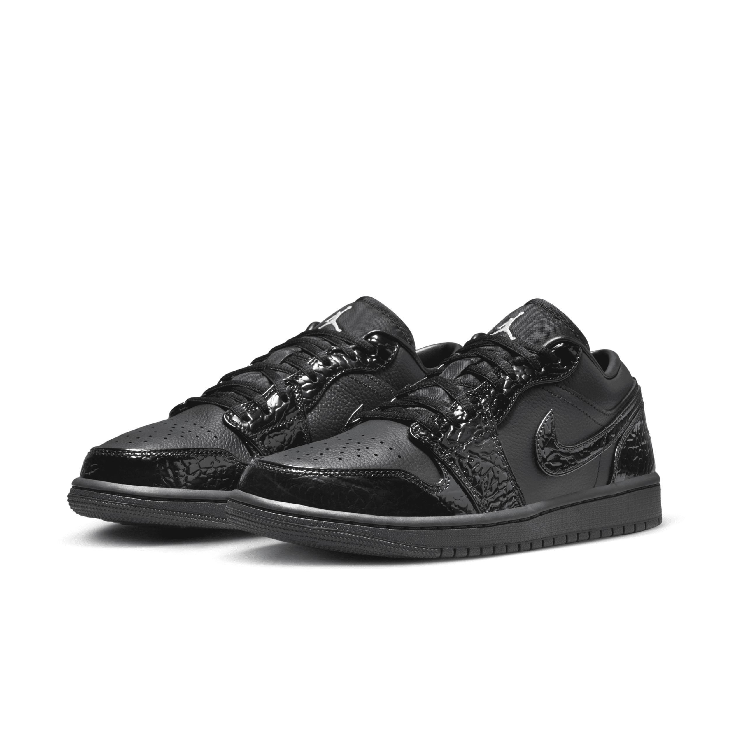 Jordan Womens AJ 1 Low SE GJ - Shoes Black/Black Product Image