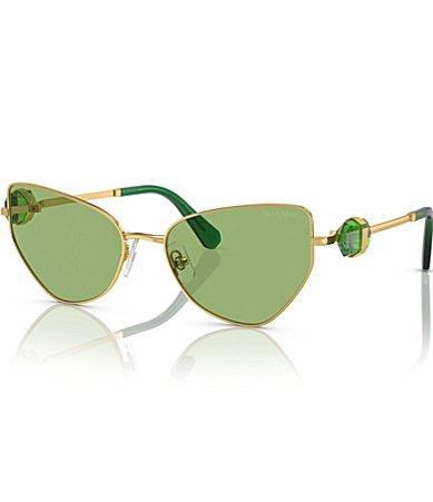 Swarovski Womens SK7003 57mm Statement Cat Eye Sunglasses Product Image