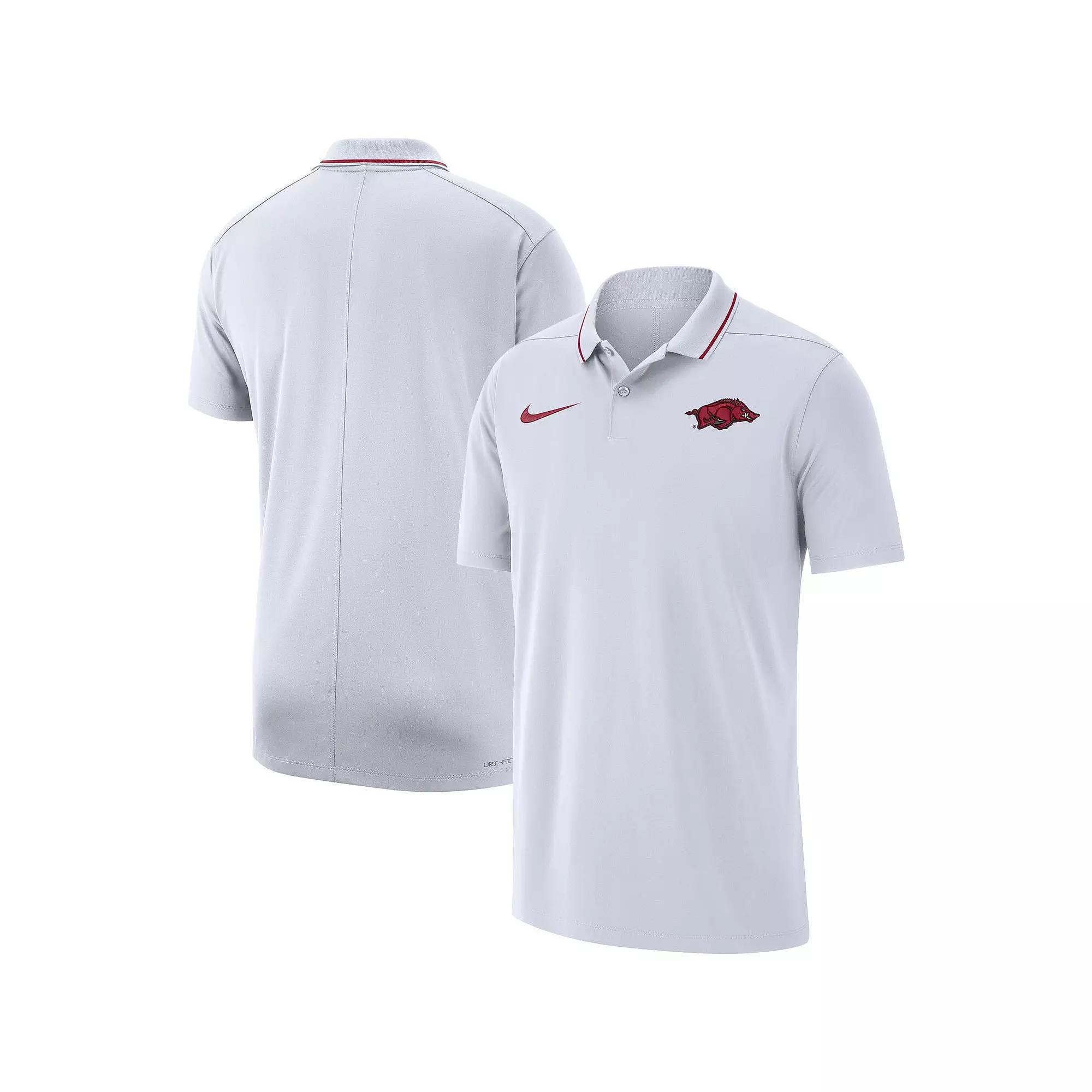 Men's Nike White Virginia Cavaliers 2023 Coaches Performance Polo,  Product Image