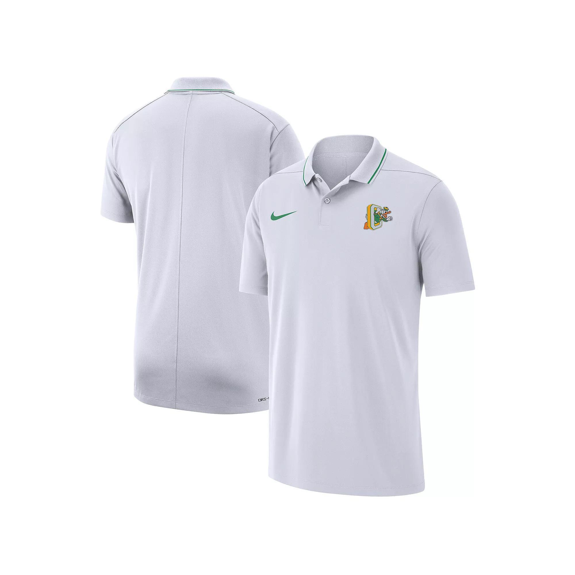 Men's Nike White Oregon Ducks Special Game Coaches Polo, Size: Small Product Image