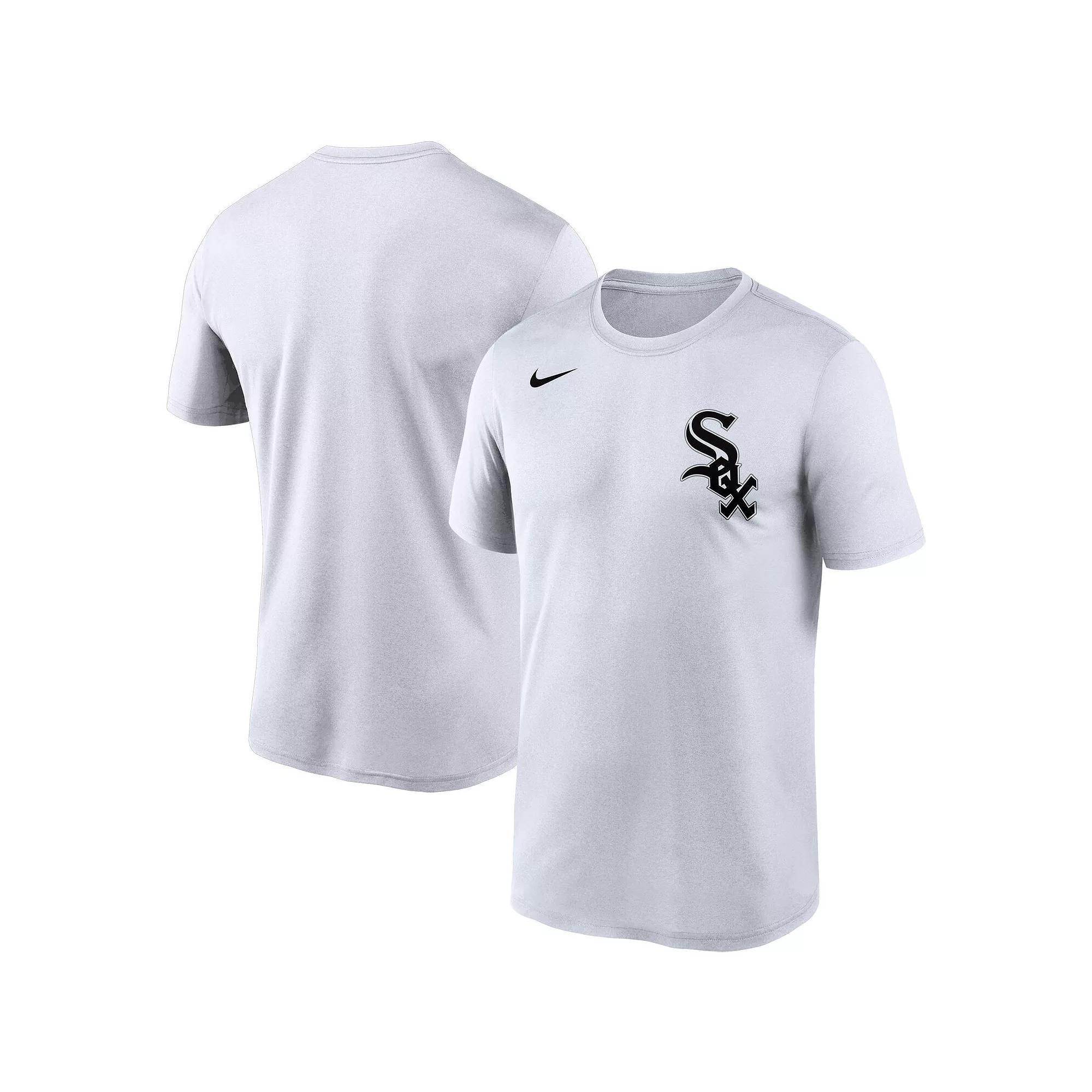 Men's Nike White Chicago White Sox Wordmark Legend Performance T-Shirt,  Product Image