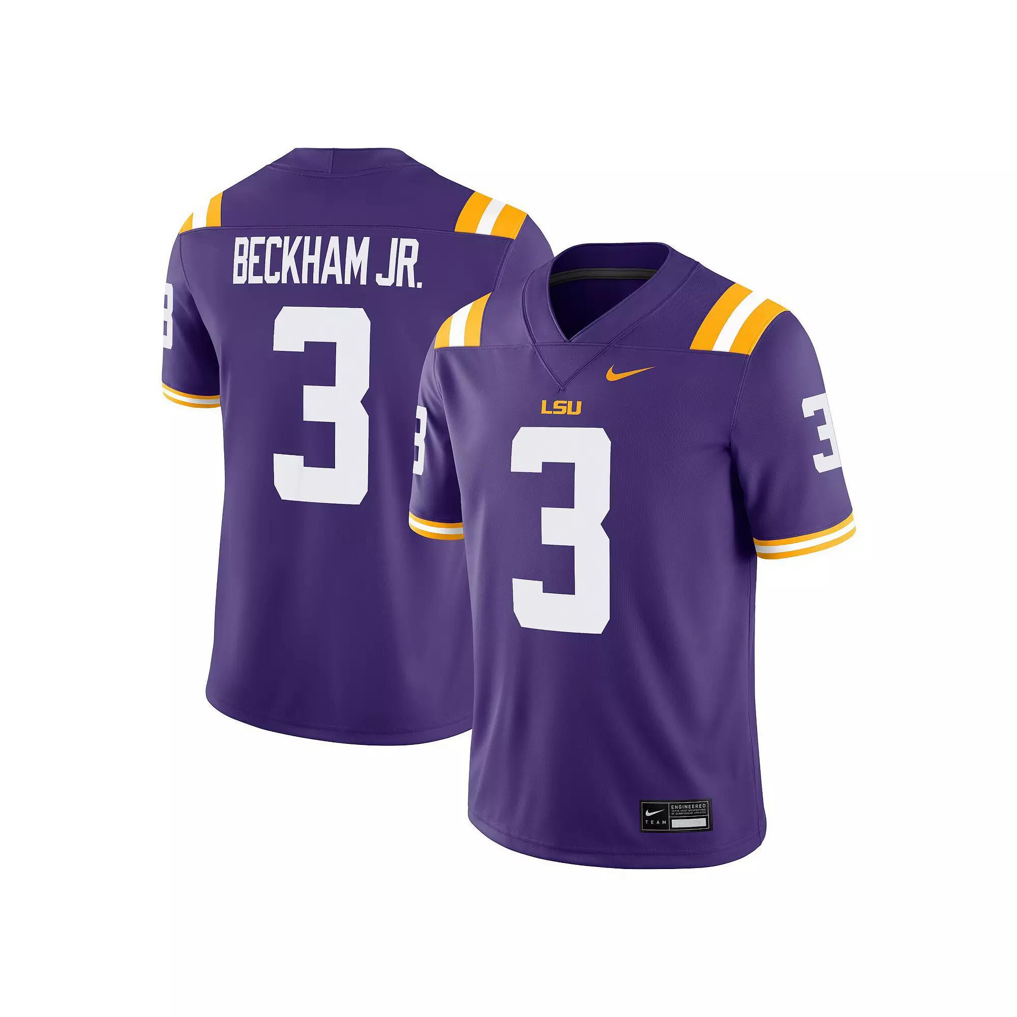 Odell Beckham Jr LSU Tigers Mens Nike Mens Dri-FIT College Game Jersey | NC2F08AKCP9-8ZB Product Image