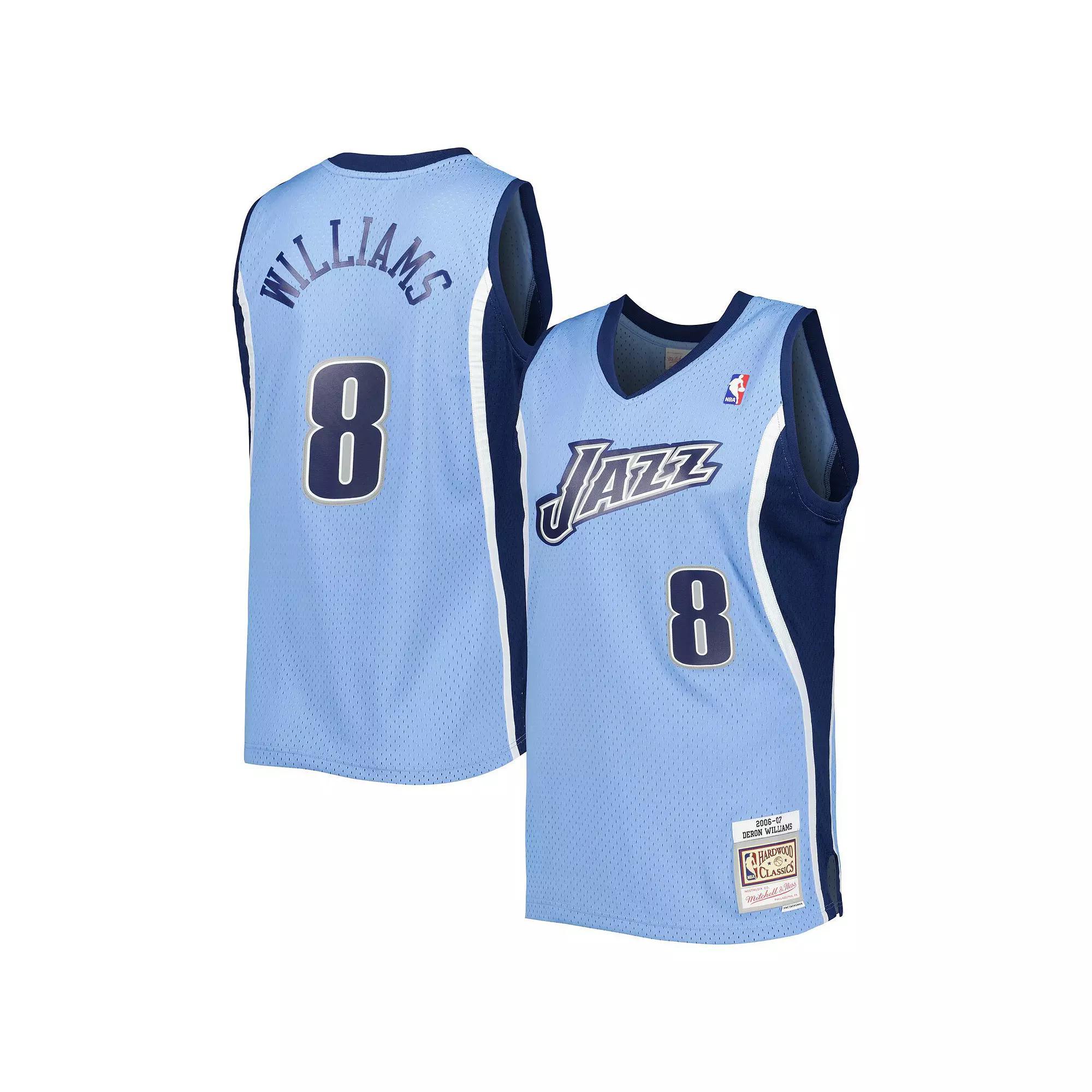 Men's Mitchell & Ness Deron Williams Blue Utah Jazz 2006-07 Hardwood Classics Swingman Jersey, Size: Small, Jaz Blue Product Image