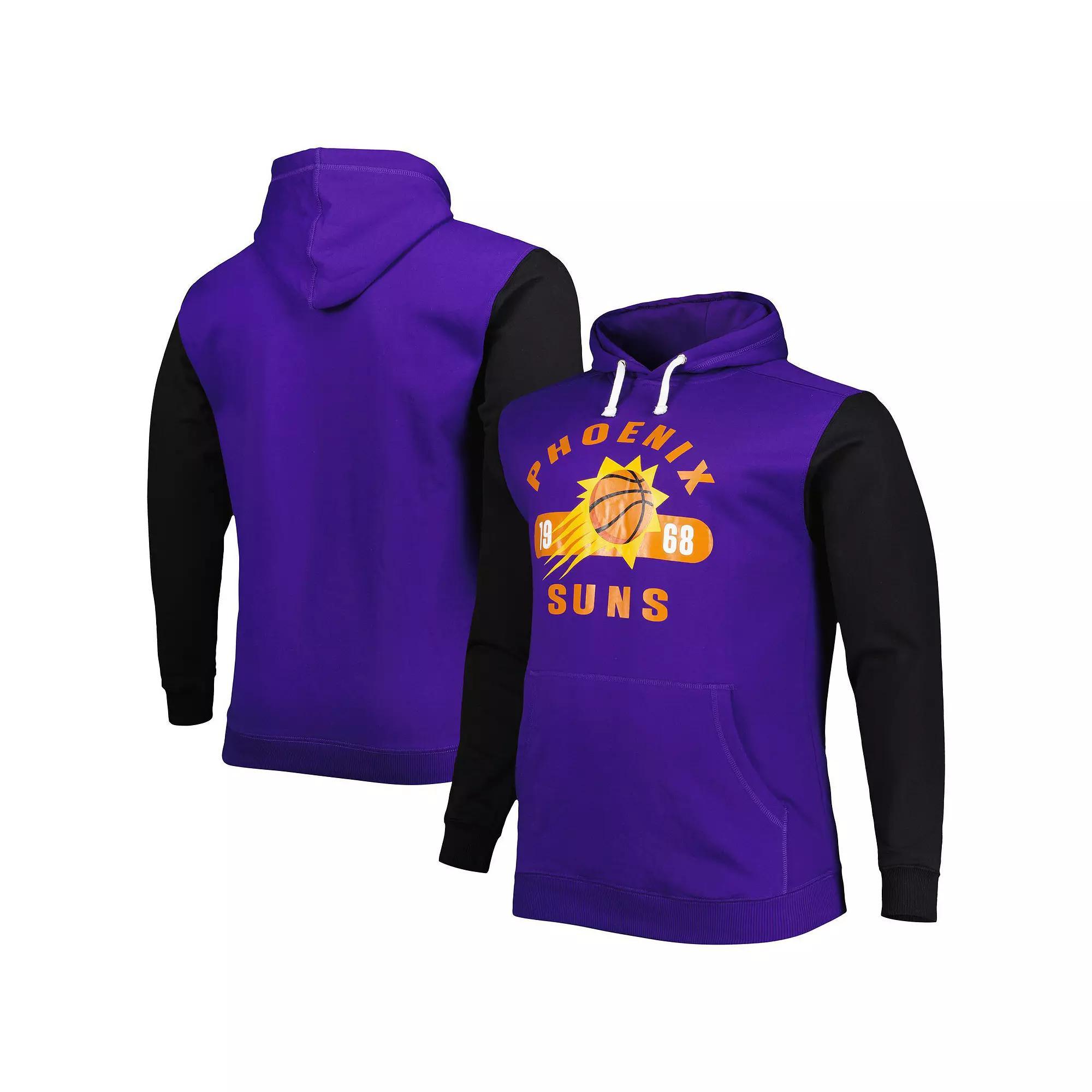 Men's Fanatics Branded Purple/Black Phoenix Suns Big & Tall Bold Attack Pullover Hoodie, Size: 4XLT, Phx Purple Product Image