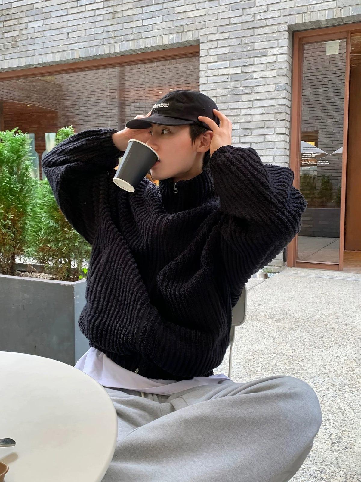 RT No. 12196 CORDUROY ZIP-UP COLLAR JK Product Image