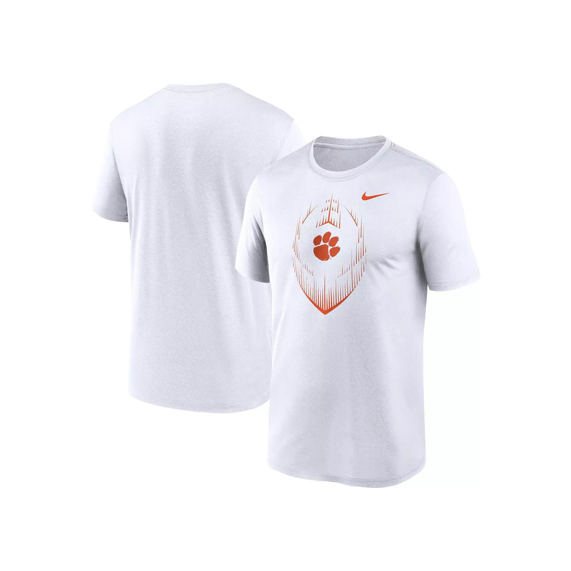 Men's Nike White Clemson Tigers Primetime Legend Icon Performance T-Shirt, Size: Medium Product Image