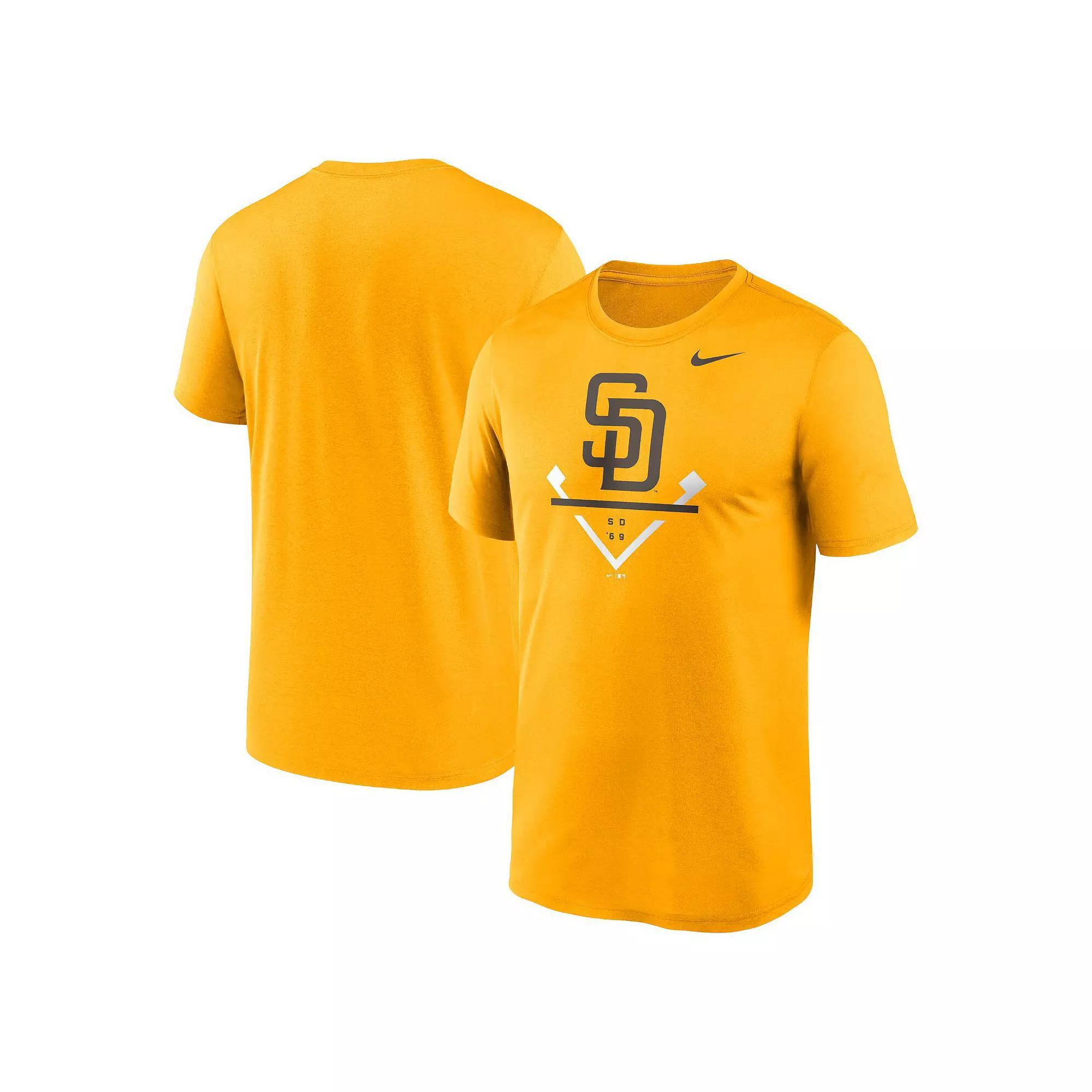 Men's Nike Gold San Diego Padres Icon Legend T-Shirt, Size: 3XL Product Image