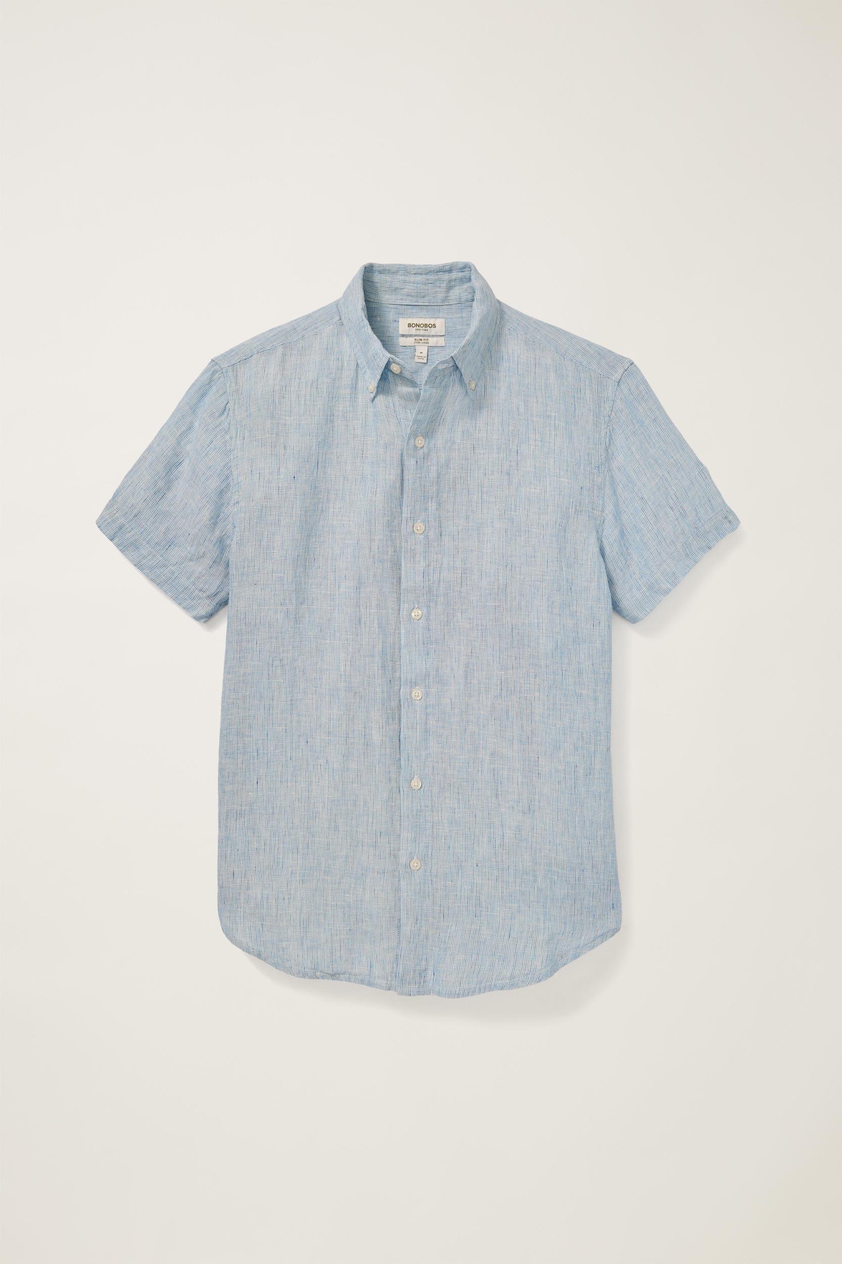 Riviera Linen Short Sleeve Shirt Product Image