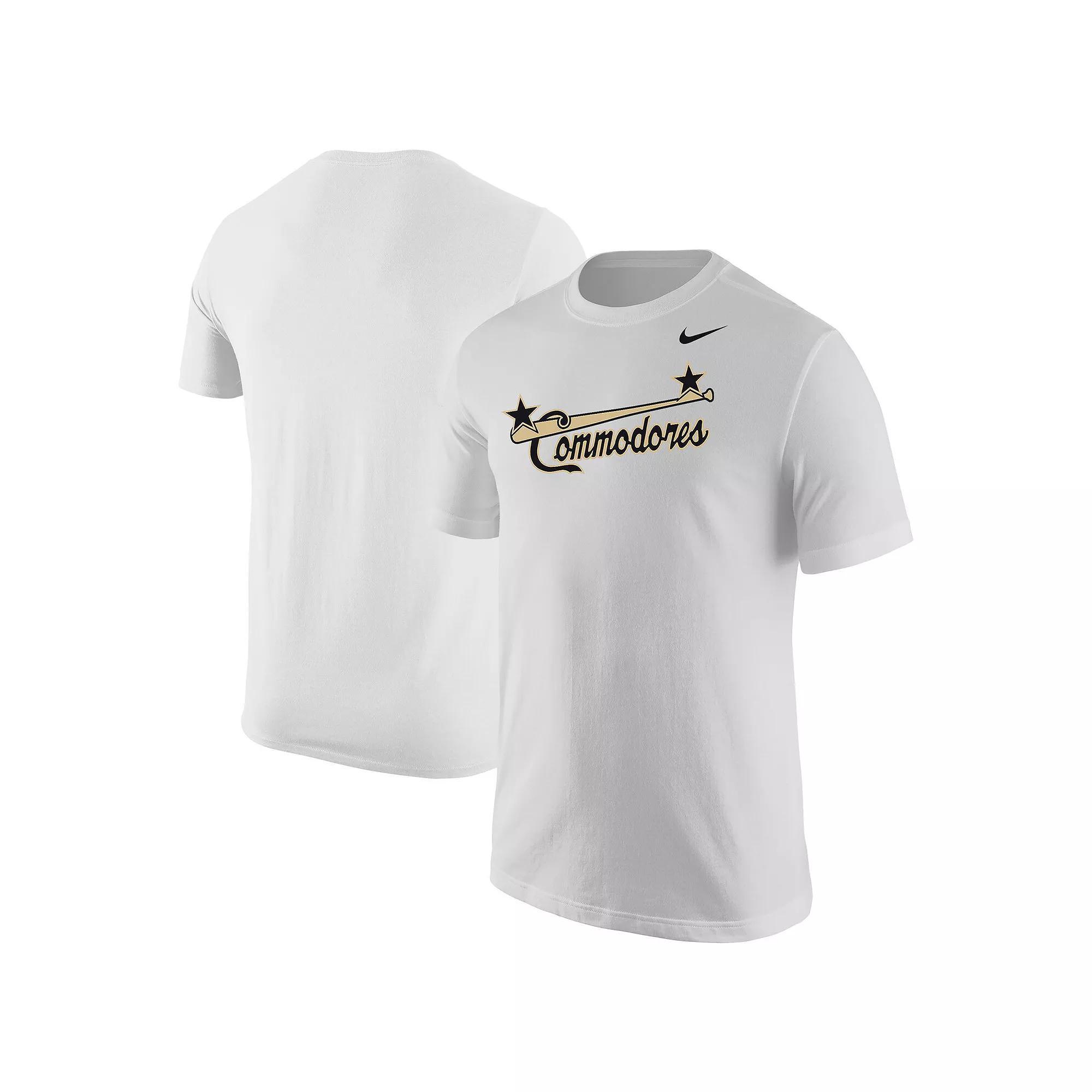 Men's Nike White Vanderbilt Commodores Baseball Vault T-Shirt, Size: Large Product Image