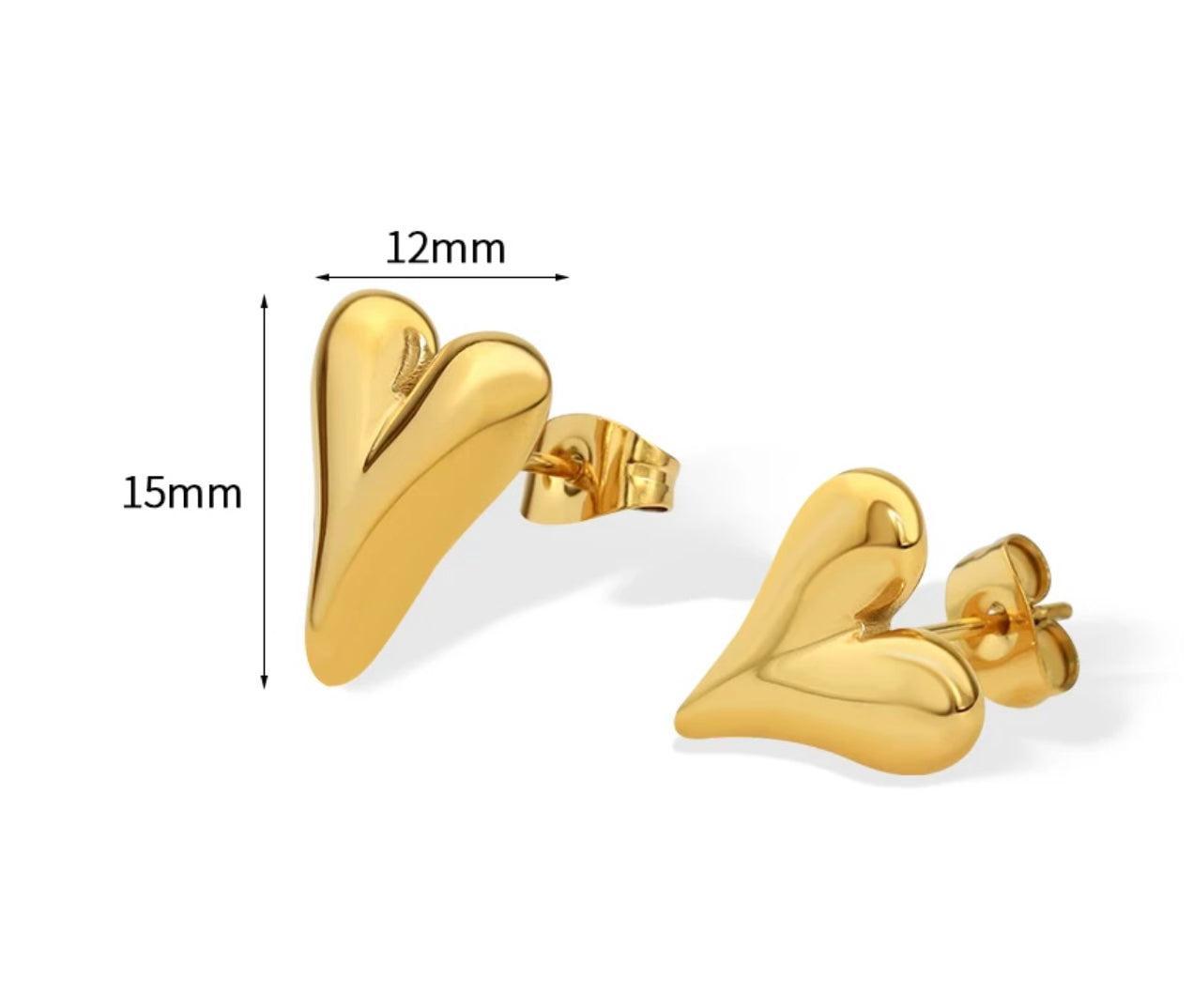 Chloe Heart Earrings Product Image