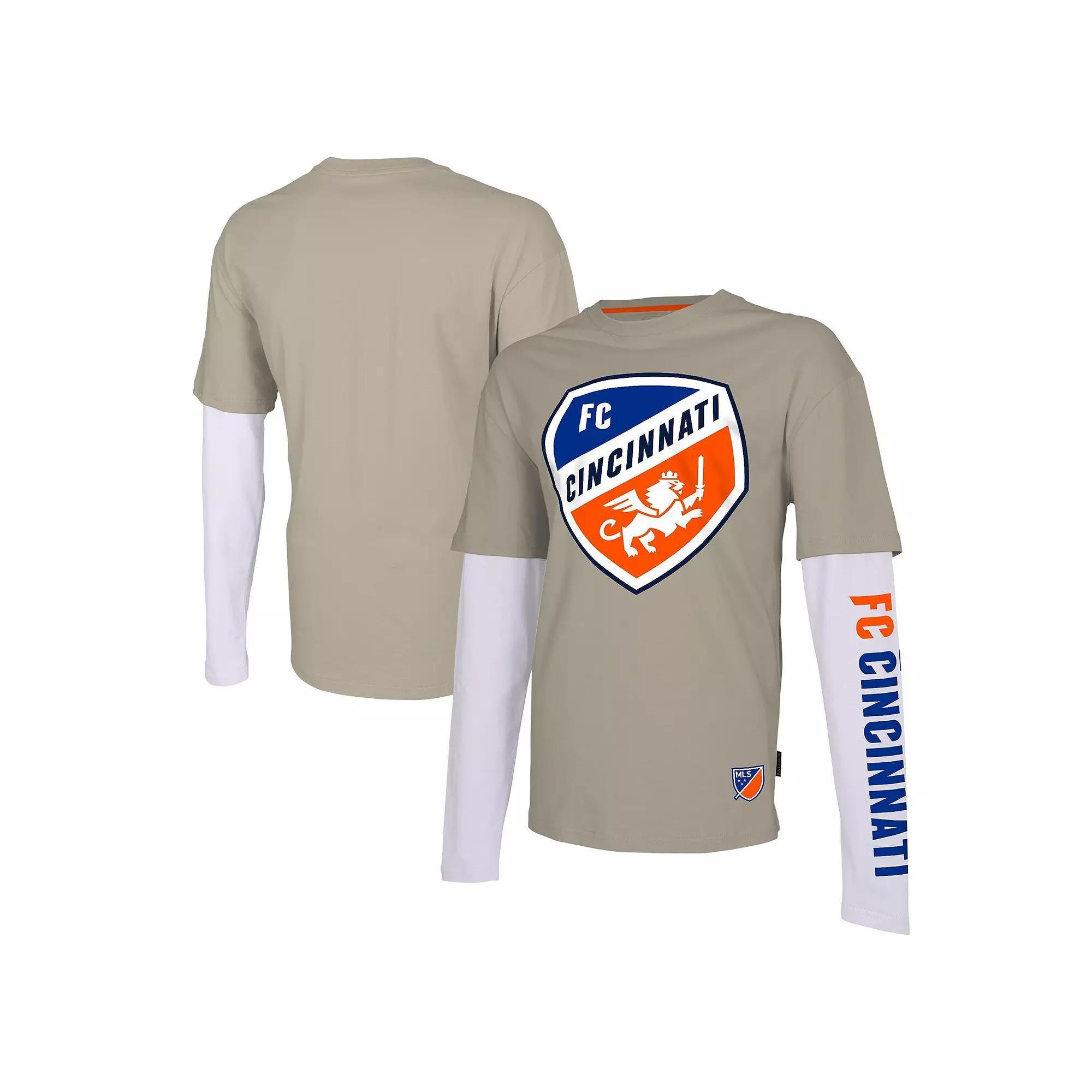 Men's Stadium Essentials Tan FC Cincinnati Status Long Sleeve T-Shirt, Size: XL, Fcc Team Product Image