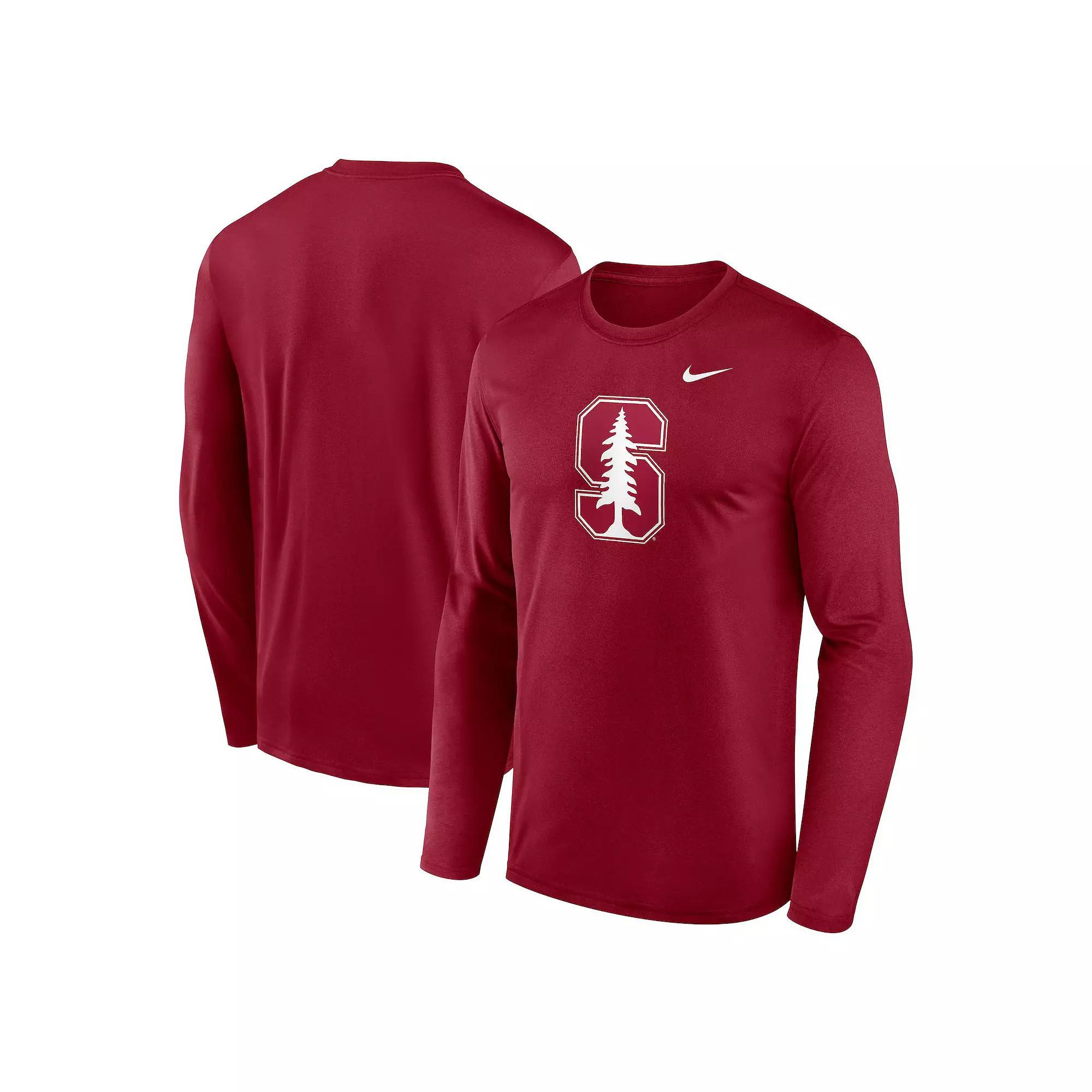 Men's Nike Cardinal Stanford Cardinal Primetime Primary Legend Long Sleeve T-Shirt,  Product Image