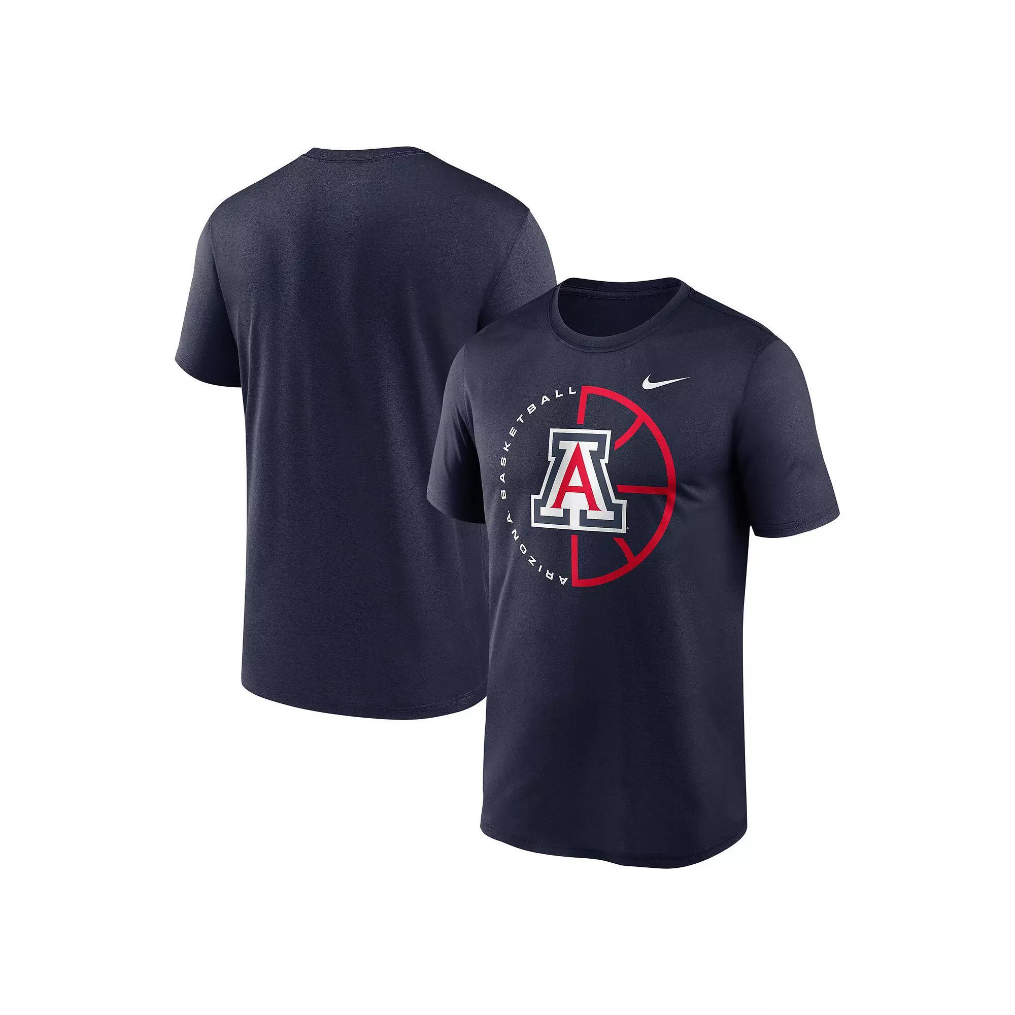 Men's Nike Navy Arizona Wildcats Legend Basketball Icon Performance T-Shirt, Size: Large, Blue Product Image
