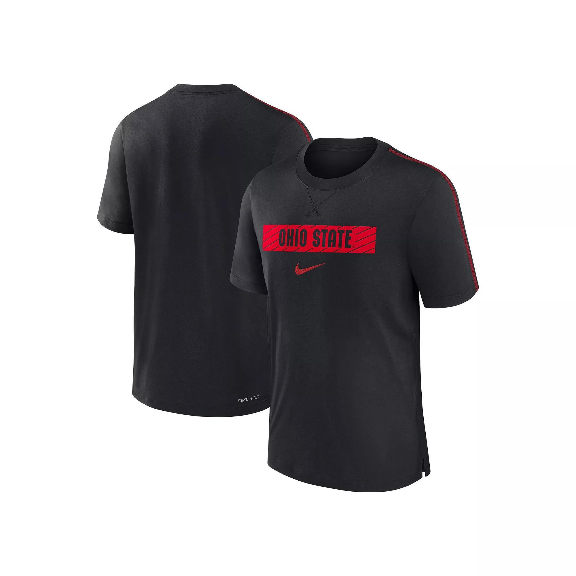 Men's Nike Red Georgia Bulldogs 2024/25 Sideline Player Performance Tri-Blend T-Shirt,  Product Image