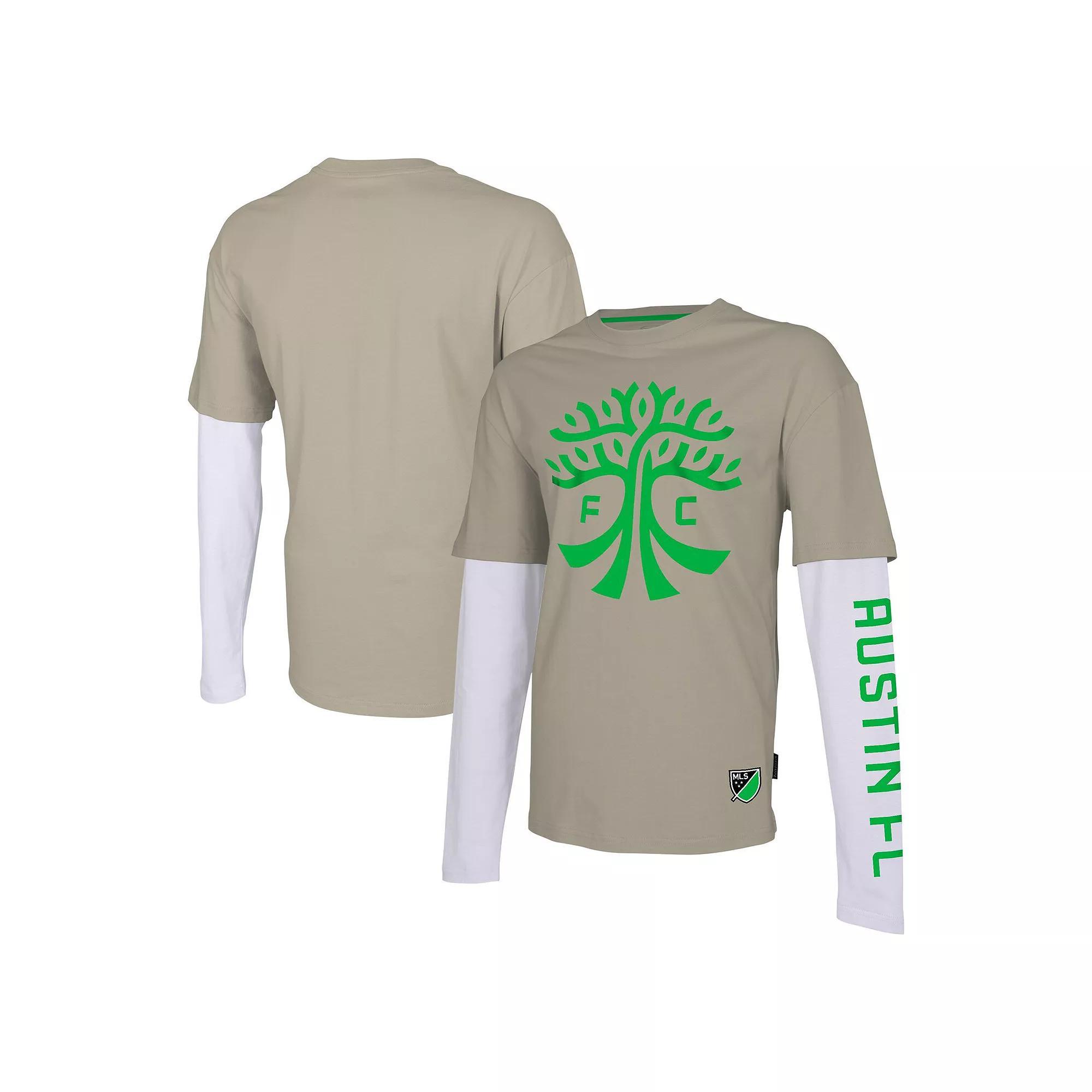Men's Stadium Essentials Tan Austin FC Status Long Sleeve T-Shirt,  Product Image