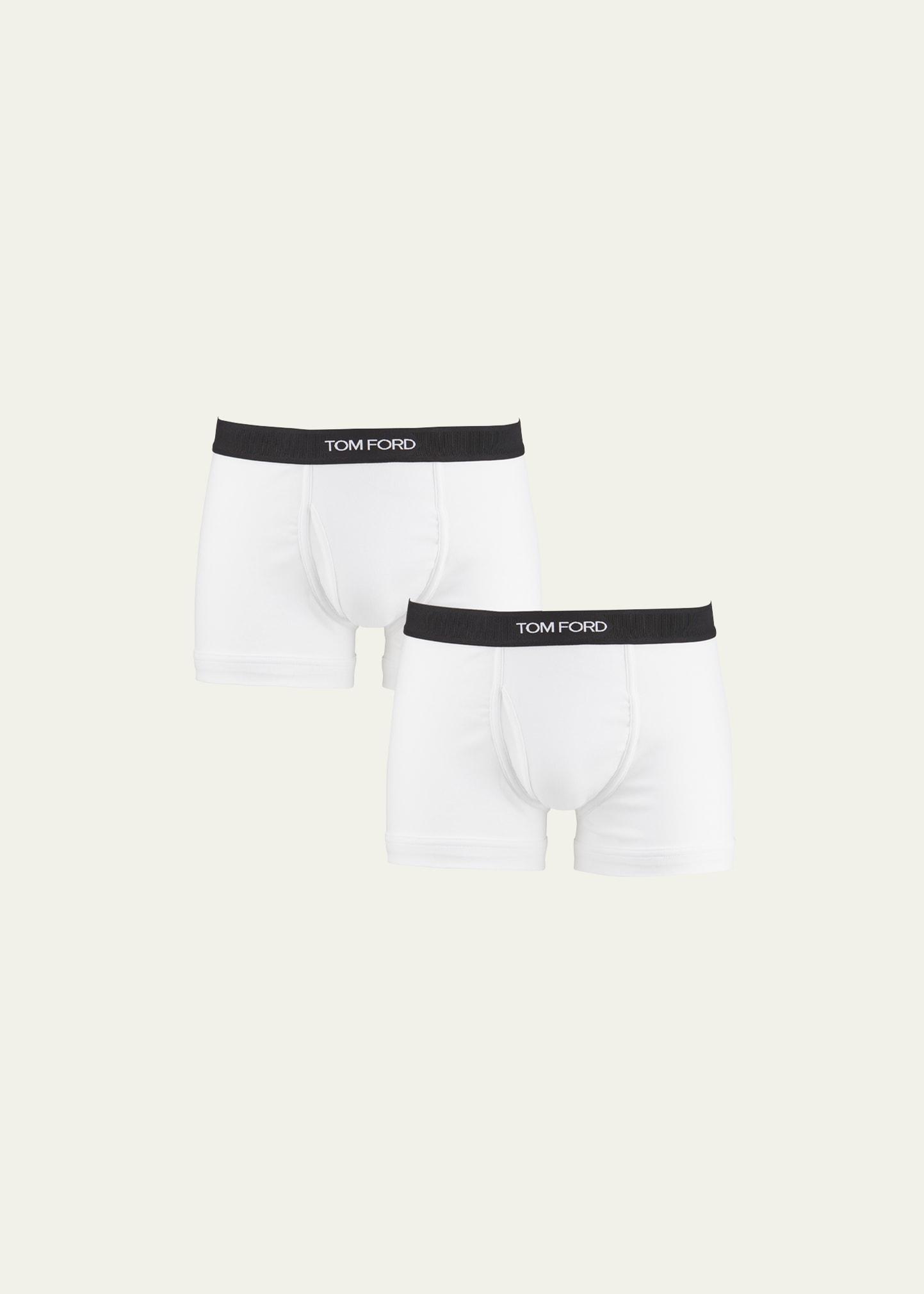 Mens 2-Pack Solid Jersey Boxer Briefs Product Image