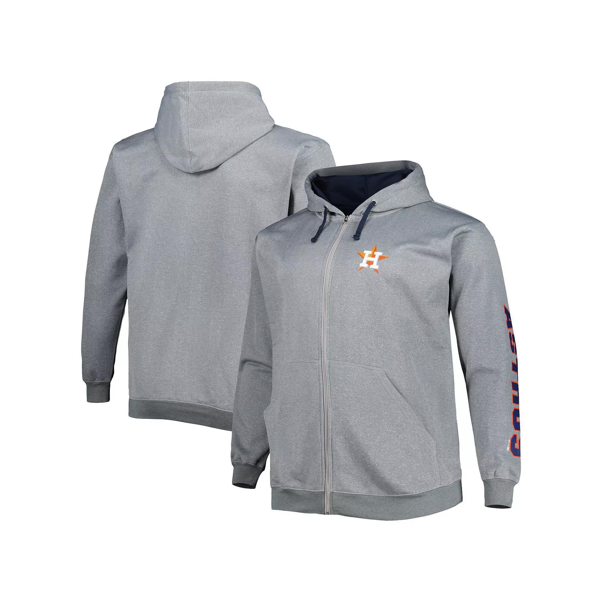 Men's Profile Ash Houston Astros Big & Tall Pullover Hoodie,  Product Image