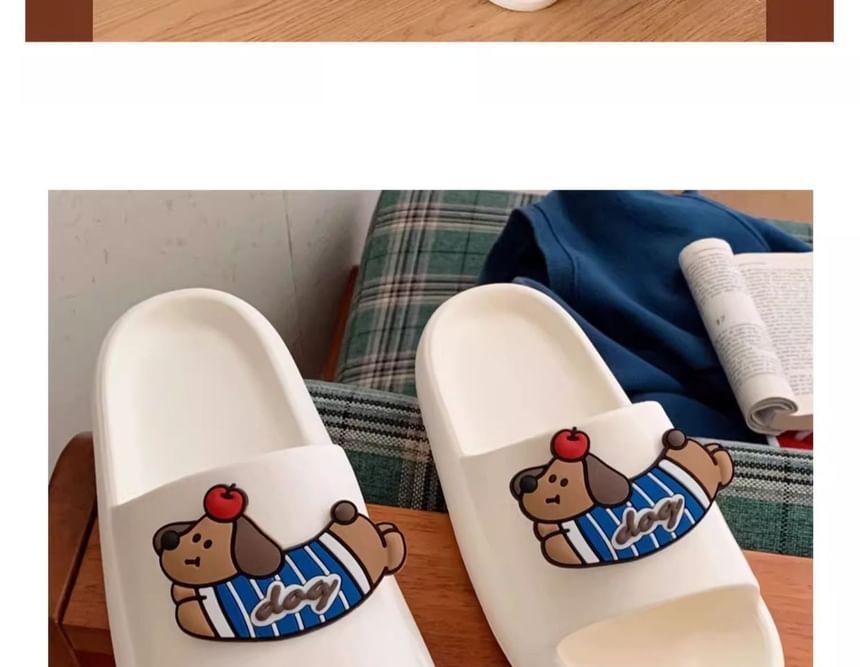 Dog Print Slippers Product Image