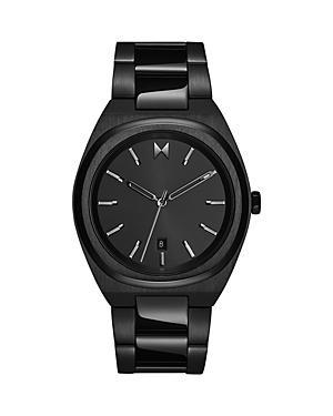 MVMT Mens Odyssey II Ionic Plated Black Steel Bracelet Watch Product Image