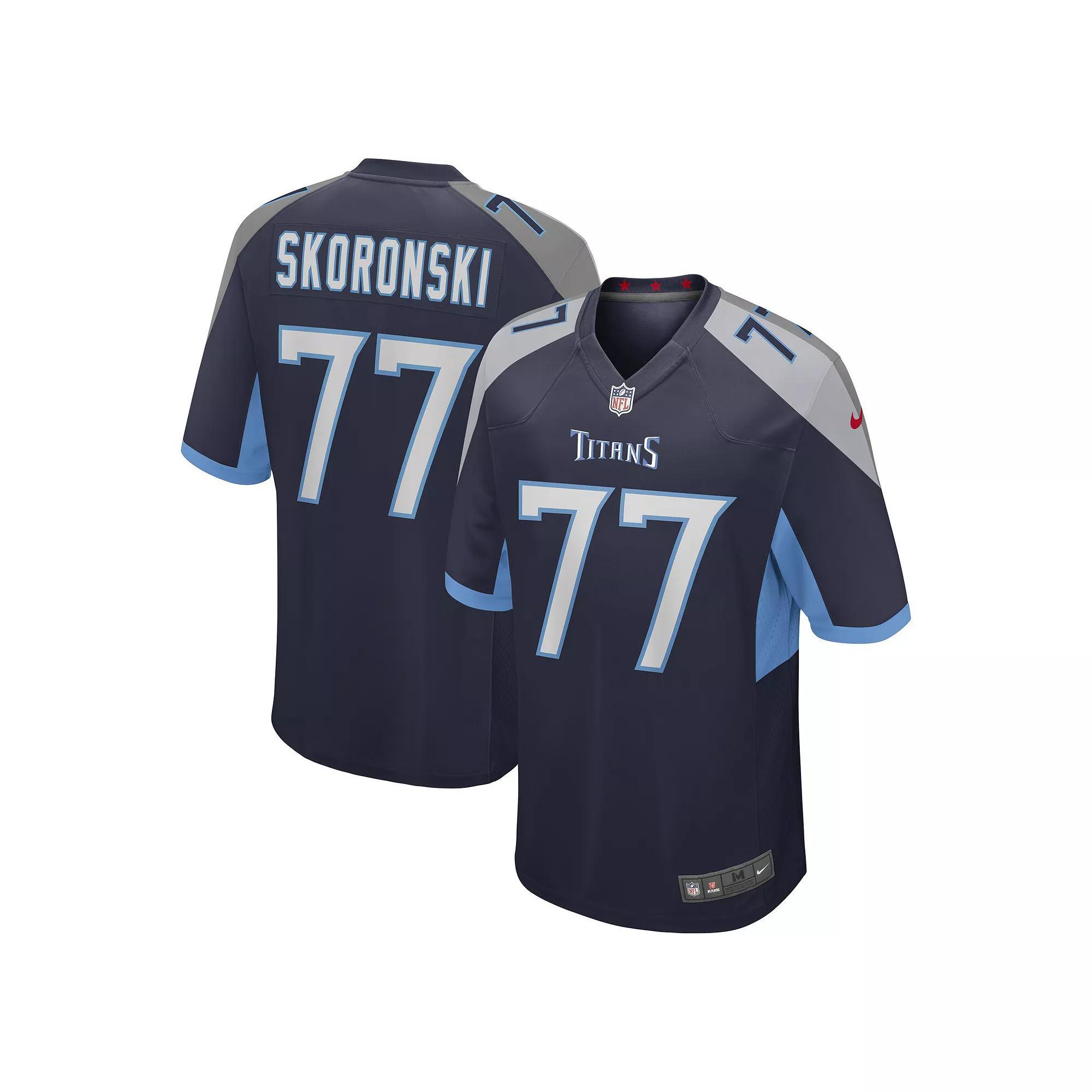 Men's Nike Calvin Ridley Navy Tennessee Titans Game Player Jersey,  Product Image