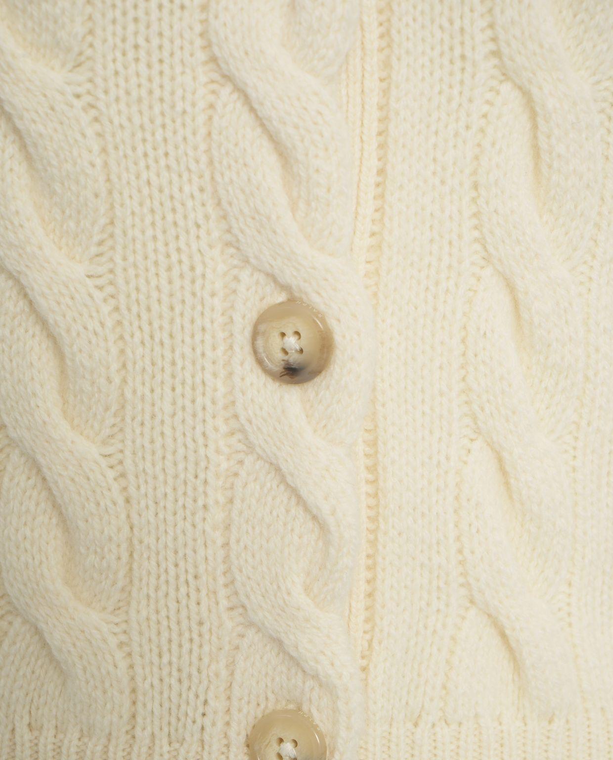 Cardigan with cable knit pattern Product Image