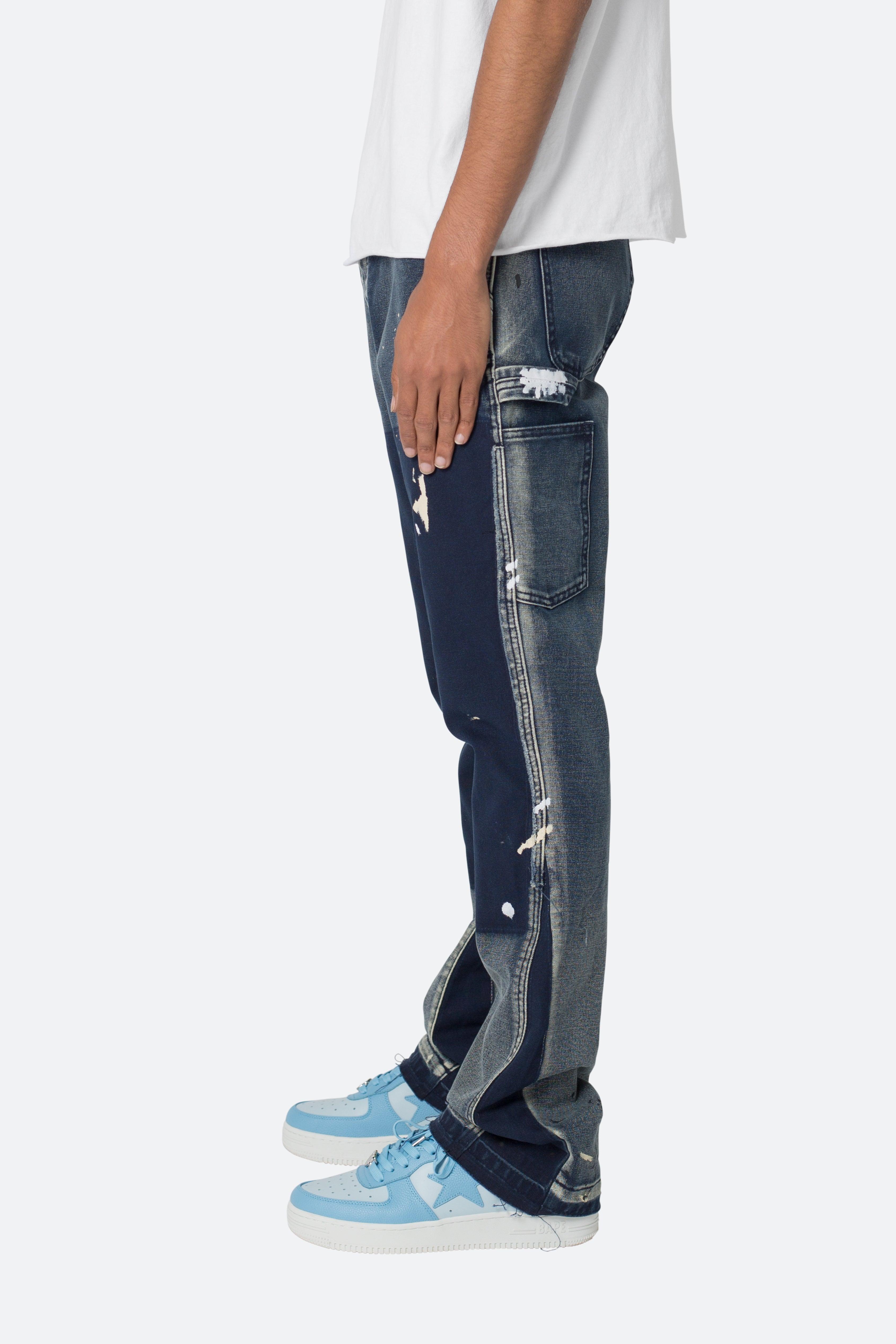 B243 Flare Denim - Navy Product Image