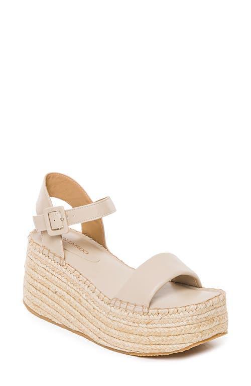 Womens Mallorca Leather Platform Espadrille Product Image