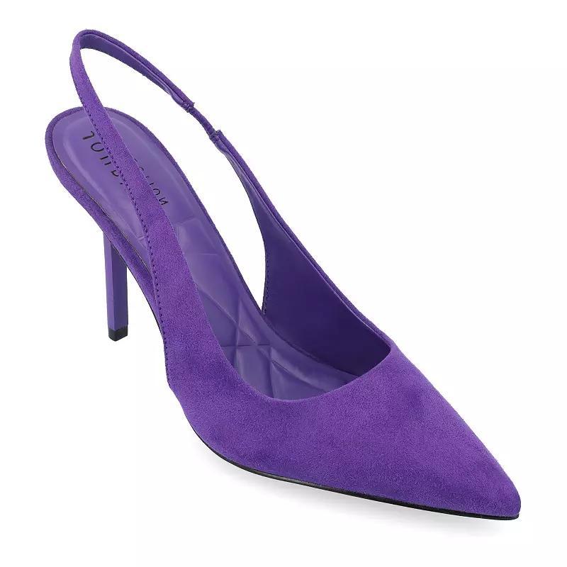 Journee Tru Comfort Foam™ Elenney Women's Slingback Heels, Size: 12, Purple Product Image