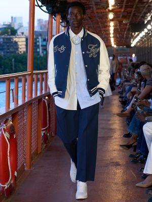 Oversized Fit Mix Stripe Poplin Shirt Product Image