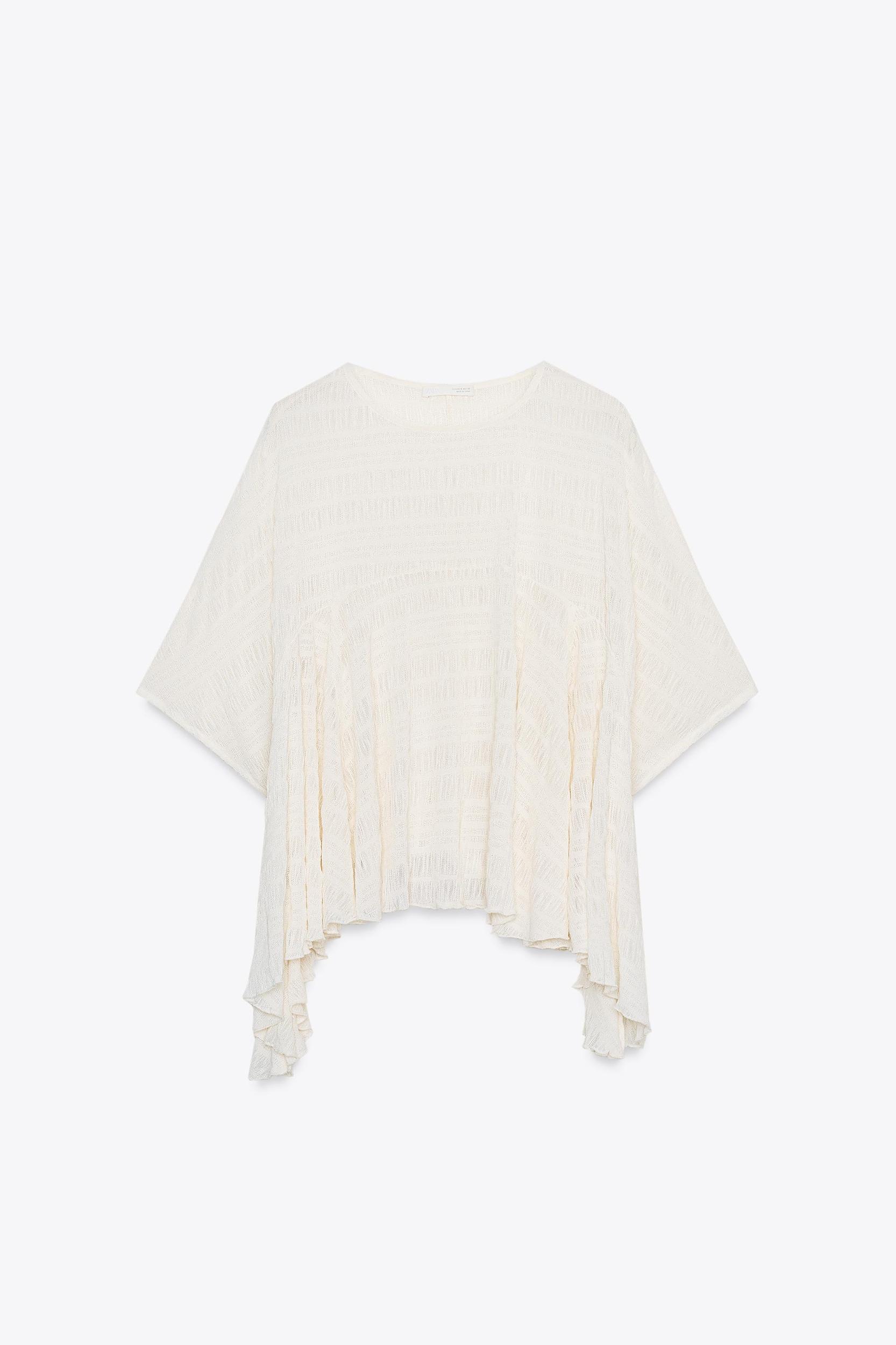 ASYMMETRIC TEXTURED CAPE Product Image