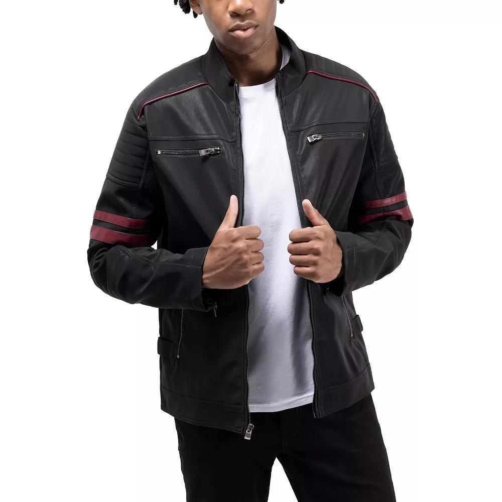 Men's Xray Faux Leather Jacket,  Product Image