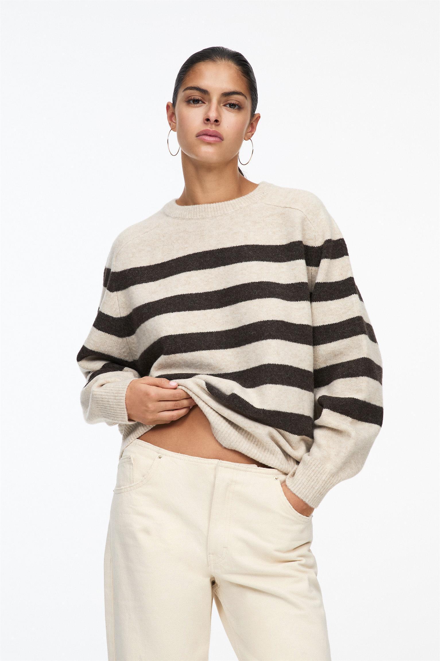 Soft touch striped sweater Product Image