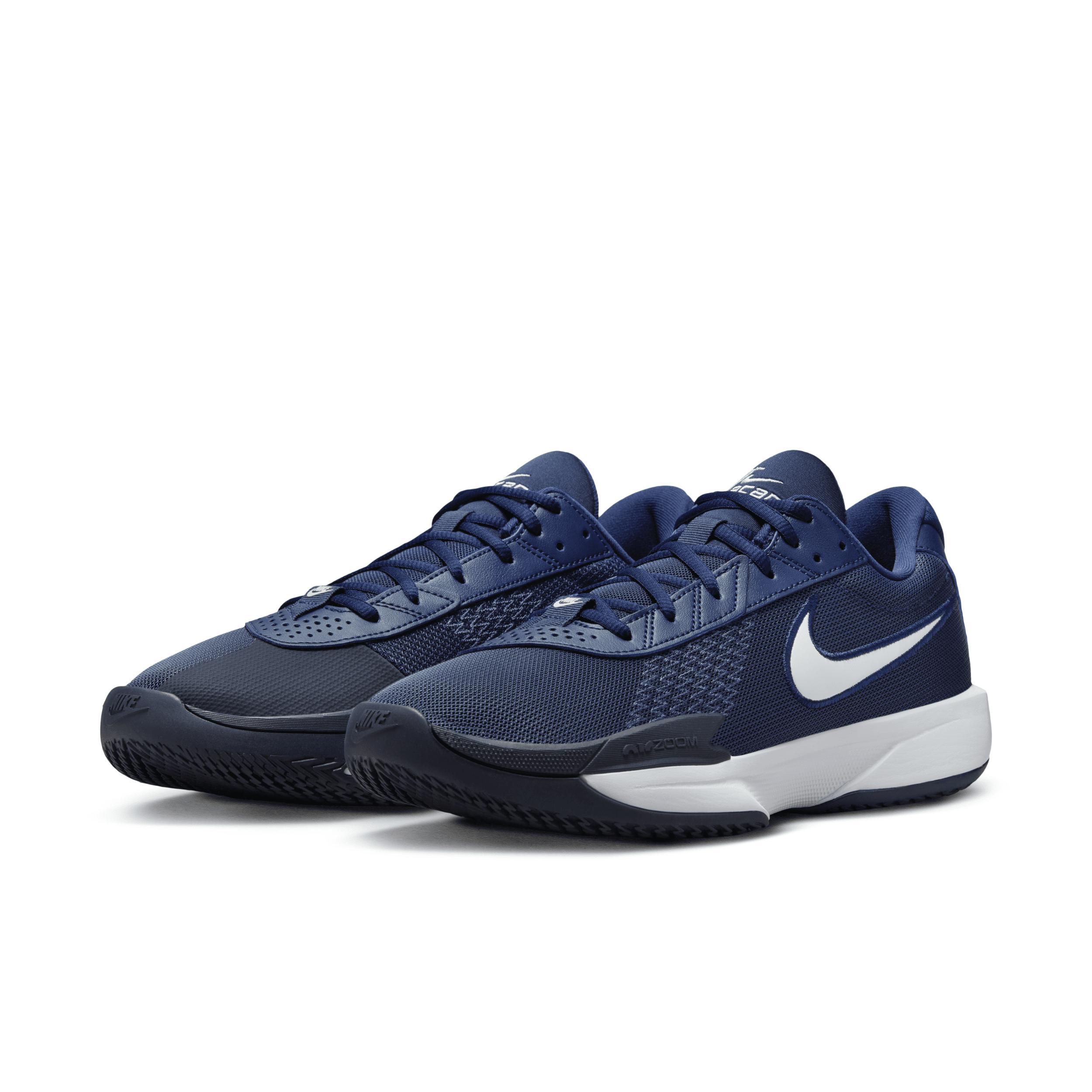 Nike Mens Air Zoom G.T. Cut Academy TB - Basketball Shoes Dark Obsidian/White/College Navy Product Image