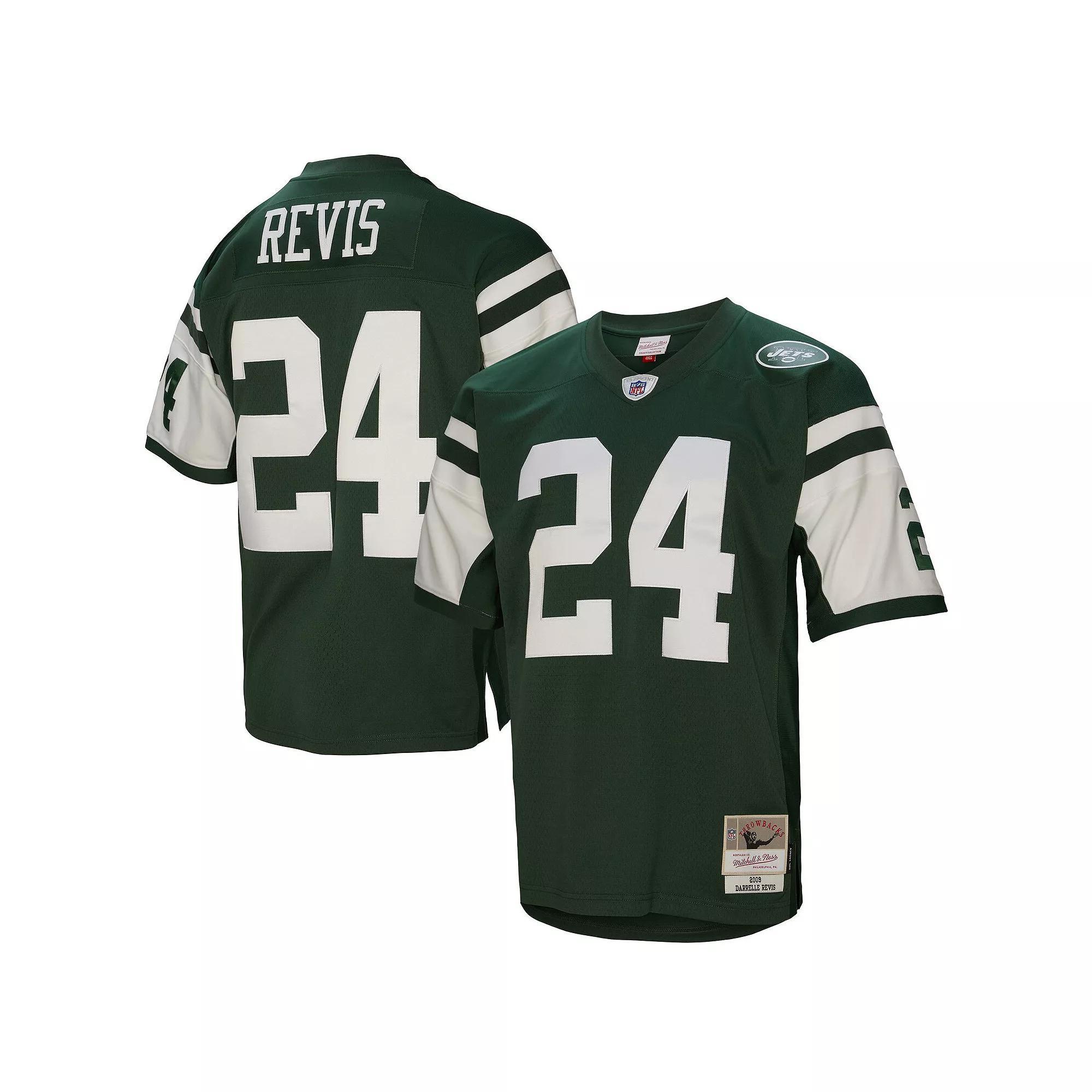 Men's Mitchell & Ness Darrelle Revis Green New York Jets 2009 Legacy Retired Player Jersey, Size: 5XL Product Image