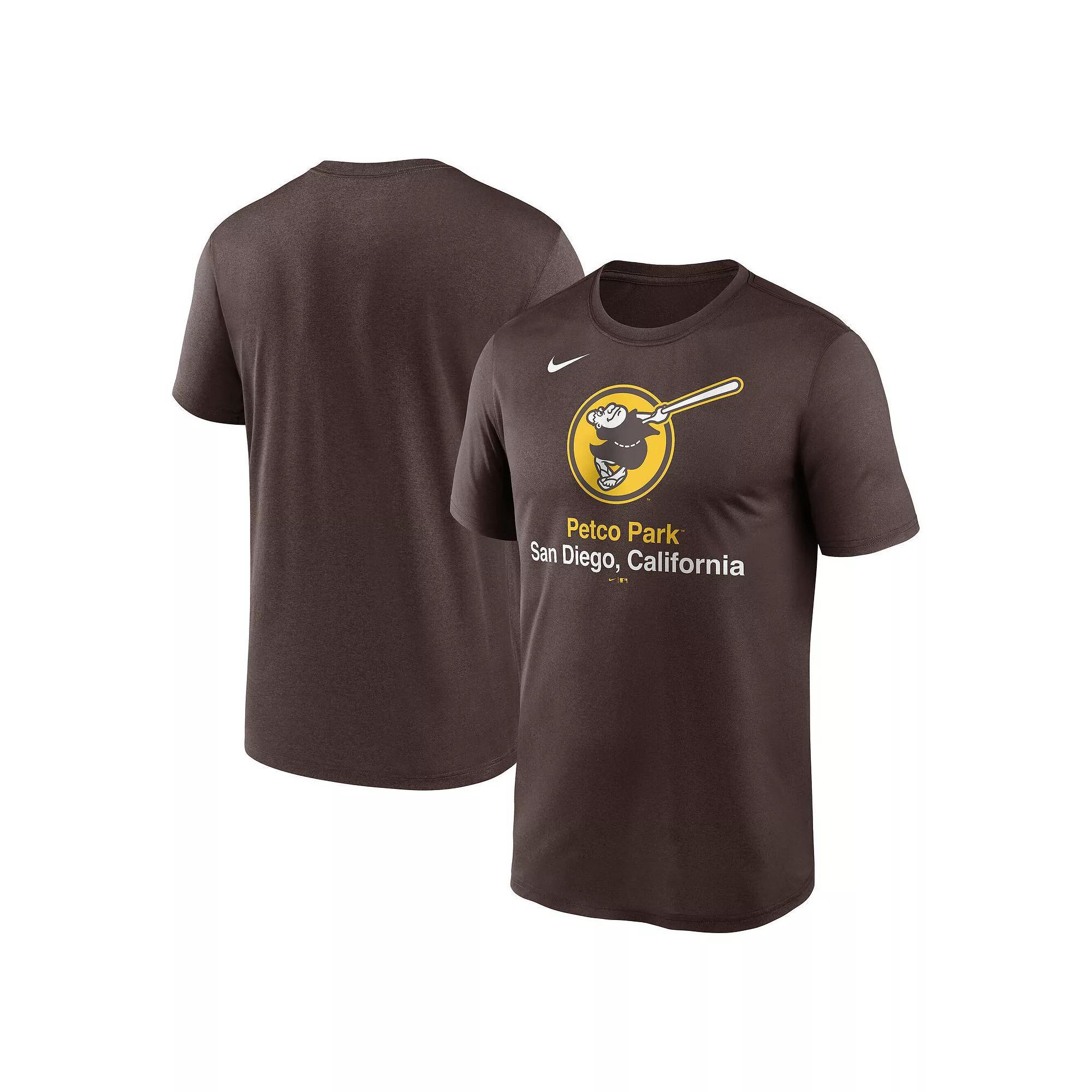 Men's Nike Brown San Diego Padres Stadium Legend Performance T-Shirt,  Product Image