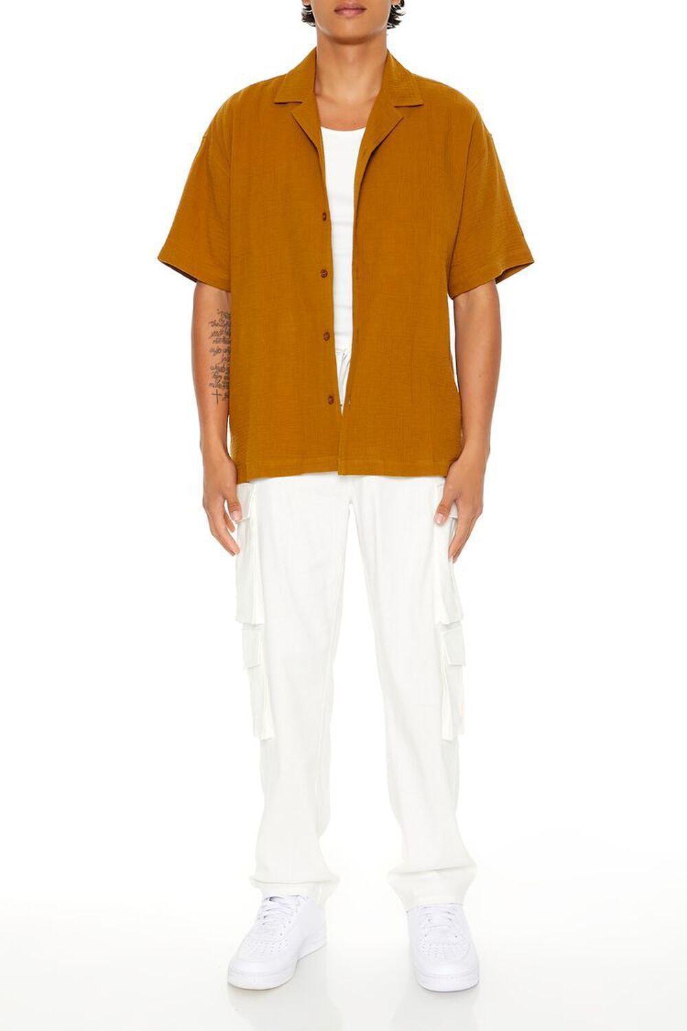 Textured Drop-Sleeve Shirt | Forever 21 Product Image